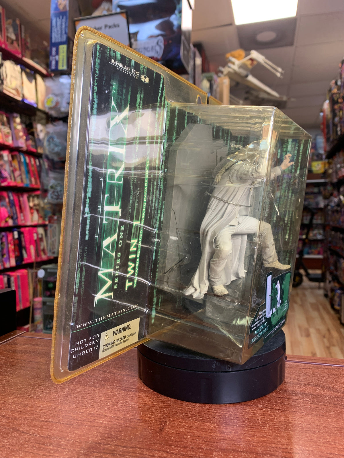 Twin 1 (Matrix, McFarlane) SEALED product image 2, provided for visual reference and product detail review