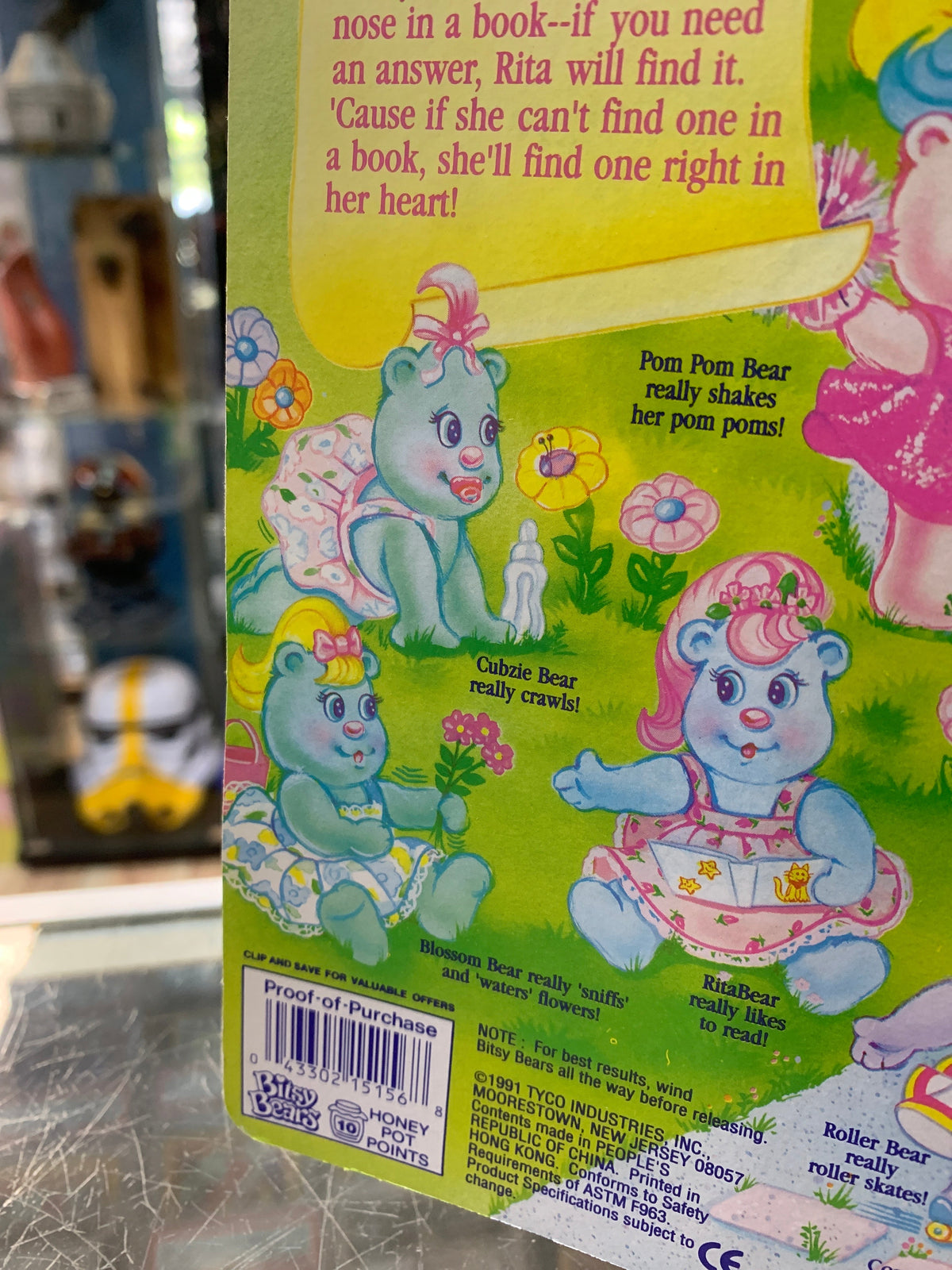 Rita Bear (Vintage, Tyco Bitsy Bears) **SEALED** product image 6, provided for visual reference and product detail review