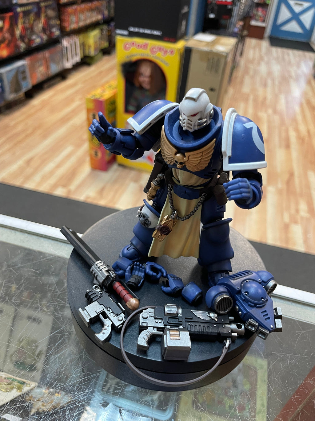 Ultramarines Sternguard Veteran (Warhammer 40K, Joytoy) **COMPLETE** product image 2, provided for visual reference and