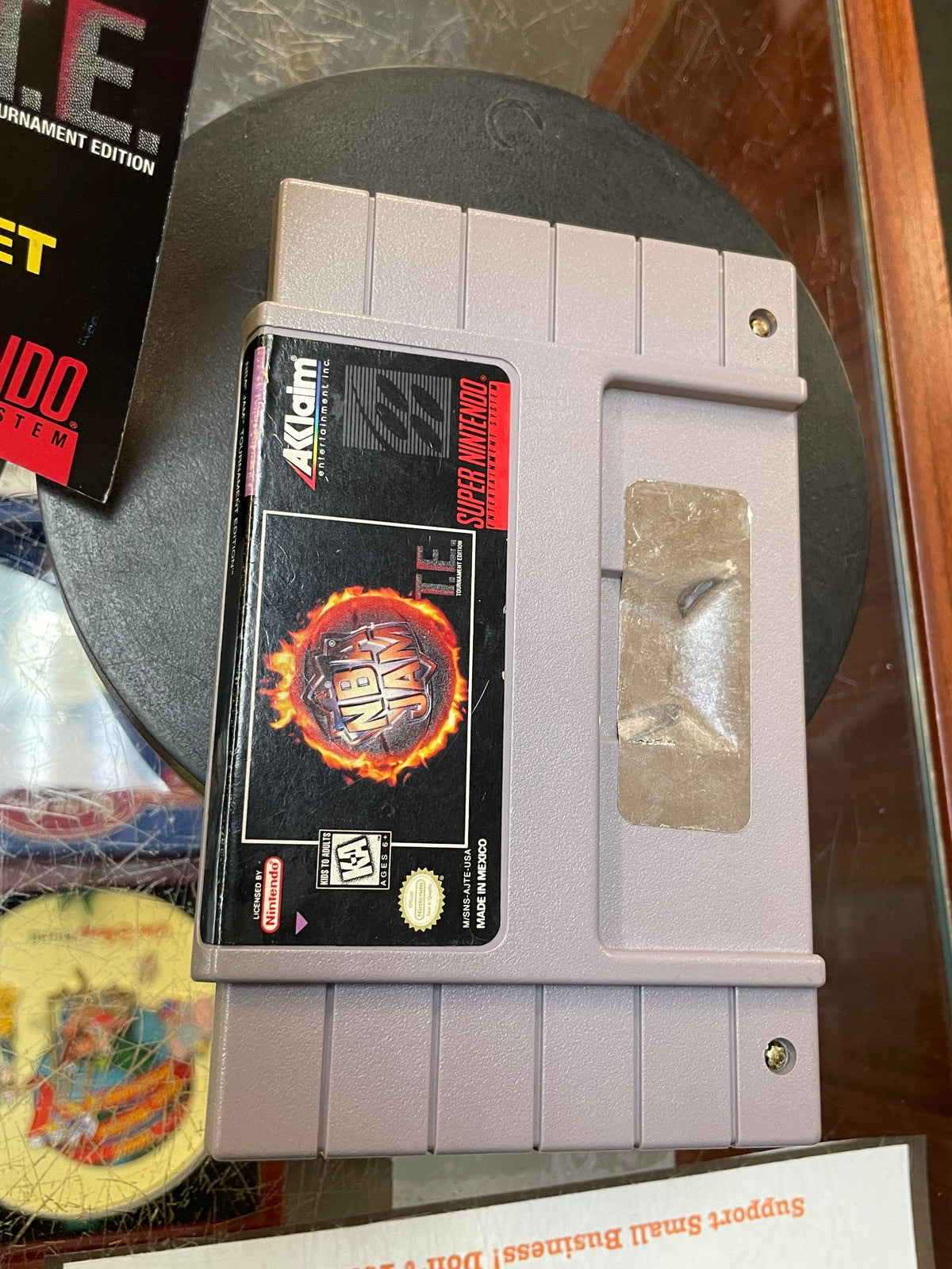 NBA JAM Tournament Edition with Manual (SNES Super Nintendo, Vintage Video Games) TESTED WORKING product image 7, provided