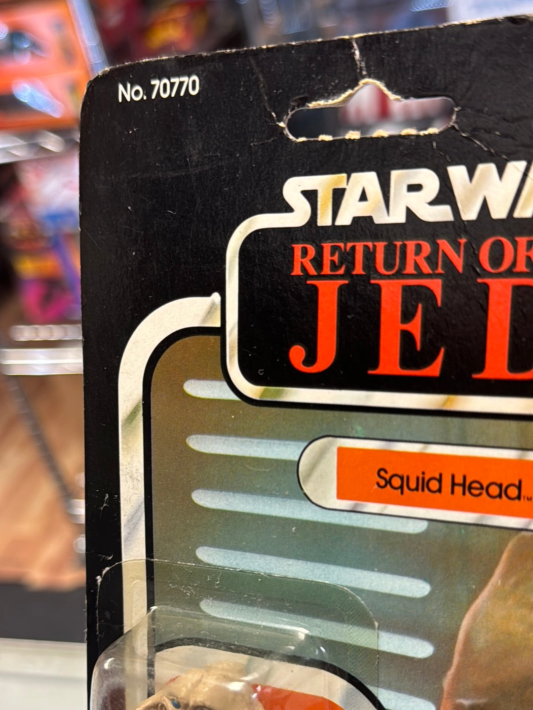 Squid Head Lando 77A ROTJ 1722 (Vintage Star Wars, Kenner) SEALED product image 11, provided for visual reference and