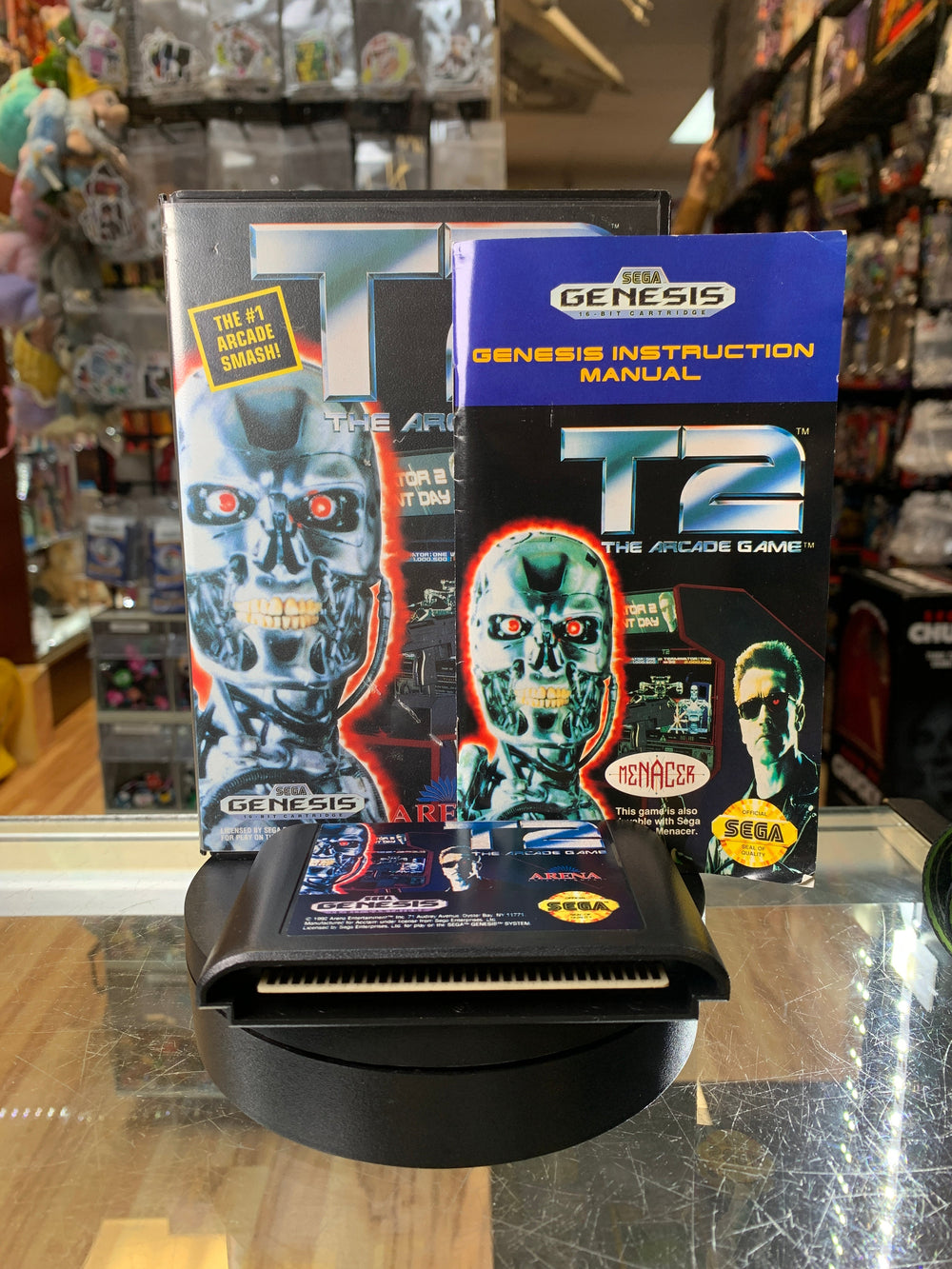 Terminator 2: The Arcade Game (Sega Genesis, Vintage Video Games) COMPLETE