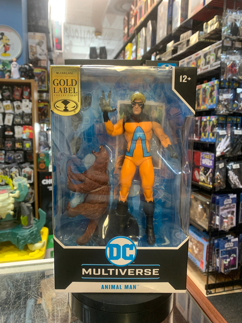 Animal Man -Gold Label- (DC Multiverse, McFarlane) **SEALED** product image 1, provided for visual reference and product