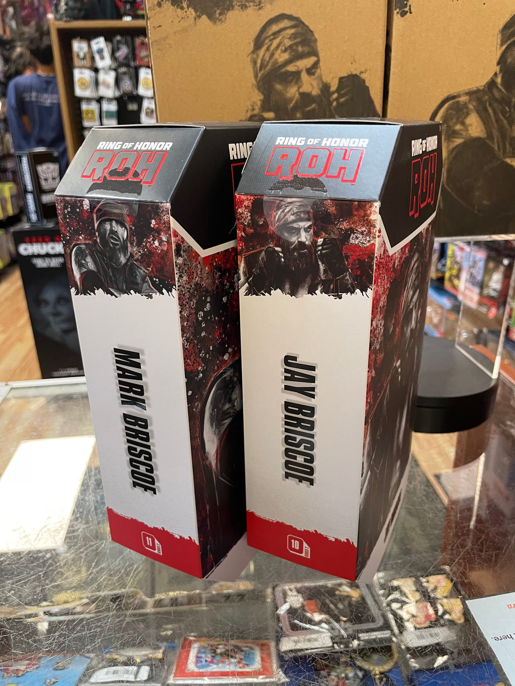 Mark & Jay Briscoe ROH (AEW Wrestling, Jazwares) **SEALED** product image 7, provided for visual reference and product