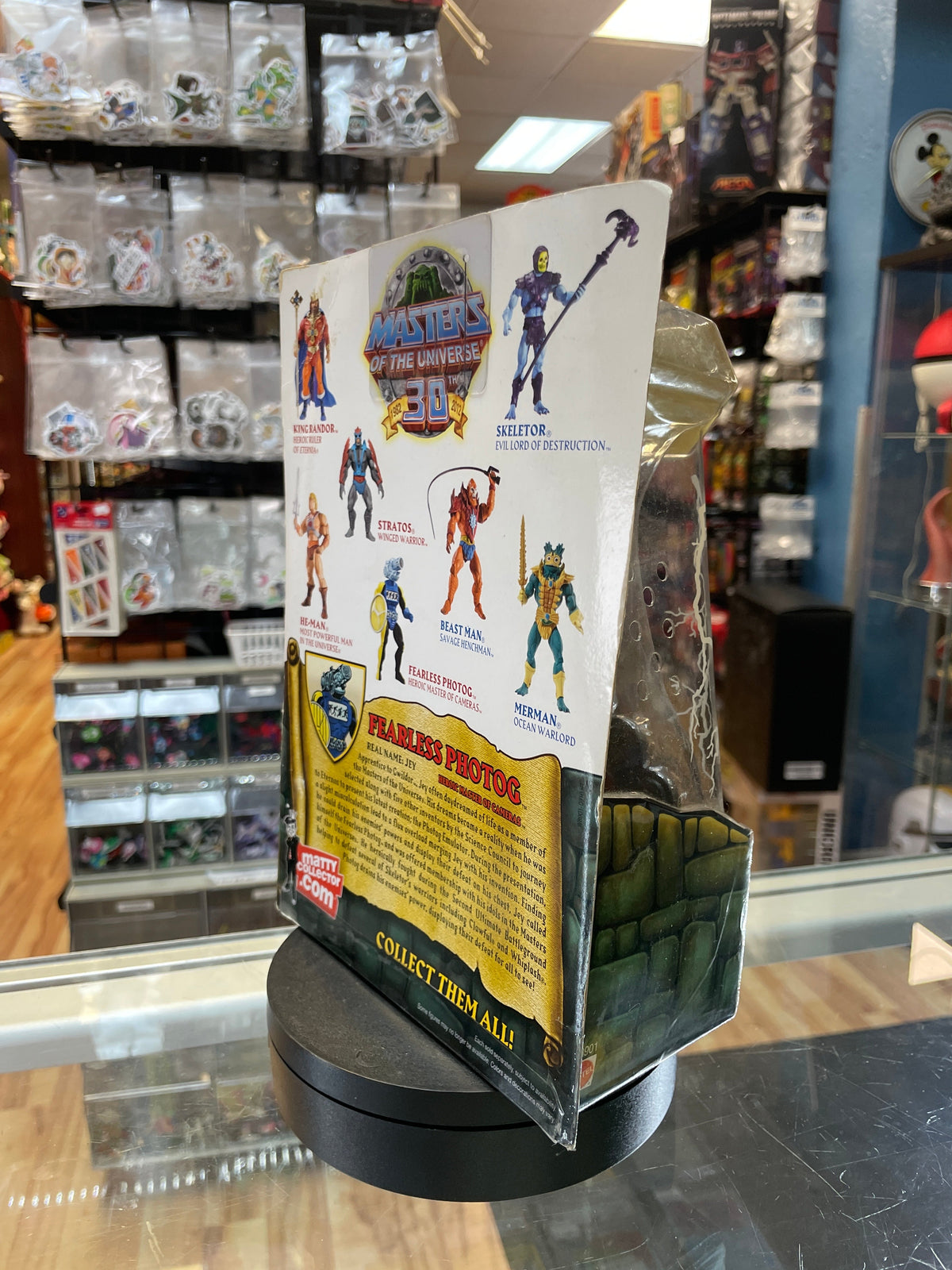 Fearless Photog (MOTU Classics, Mattel) **SEALED** product image 3, provided for visual reference and product detail review