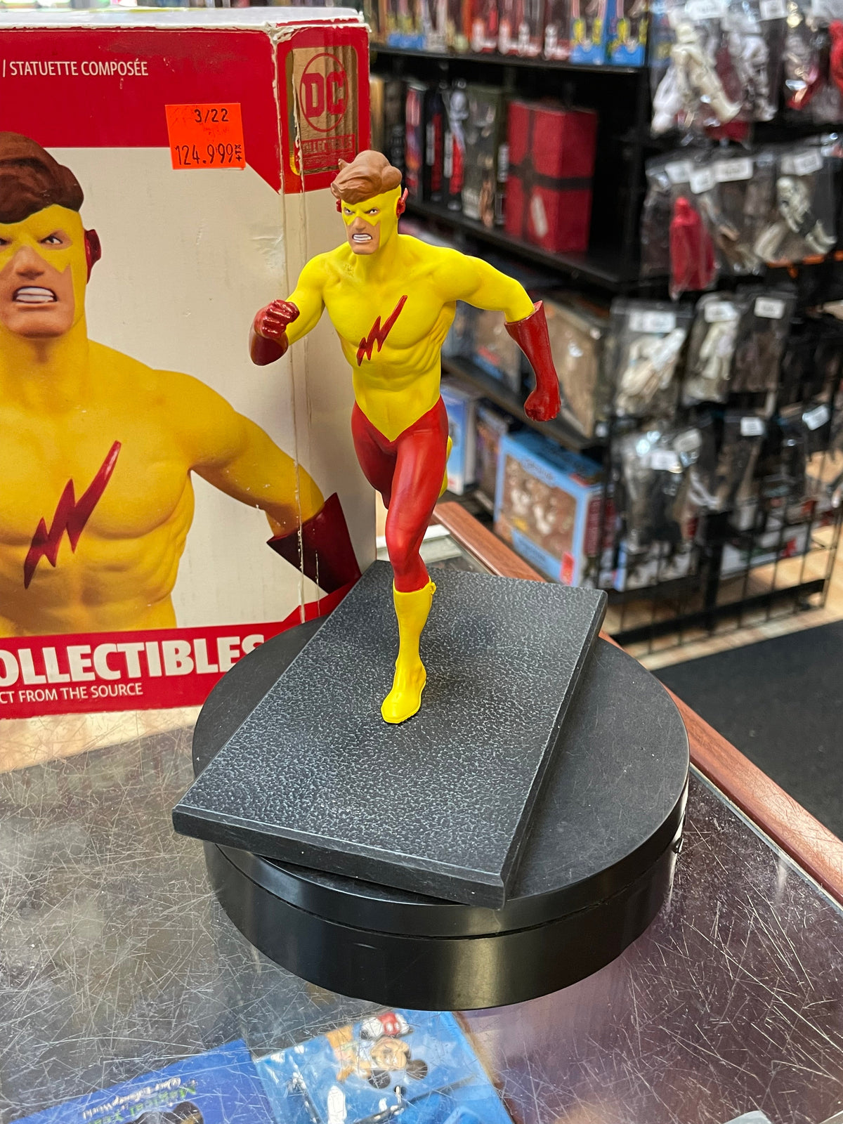 Kid Flash 6” Statue (DC Collectibles, DC Direct, The New Teen Titans) COMPLETE product image 2, provided for visual