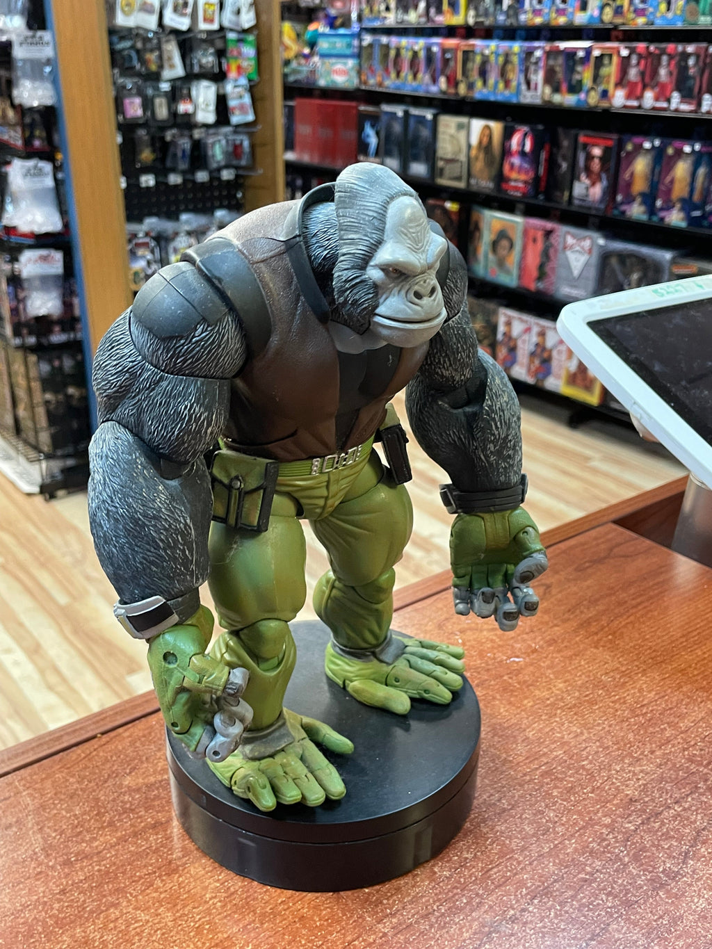 Monkey Man BAF Legendary Comic Book Heroes (Vintage Marvel Legends, Toy Biz) INCOMPLETE product image 2, provided for visual