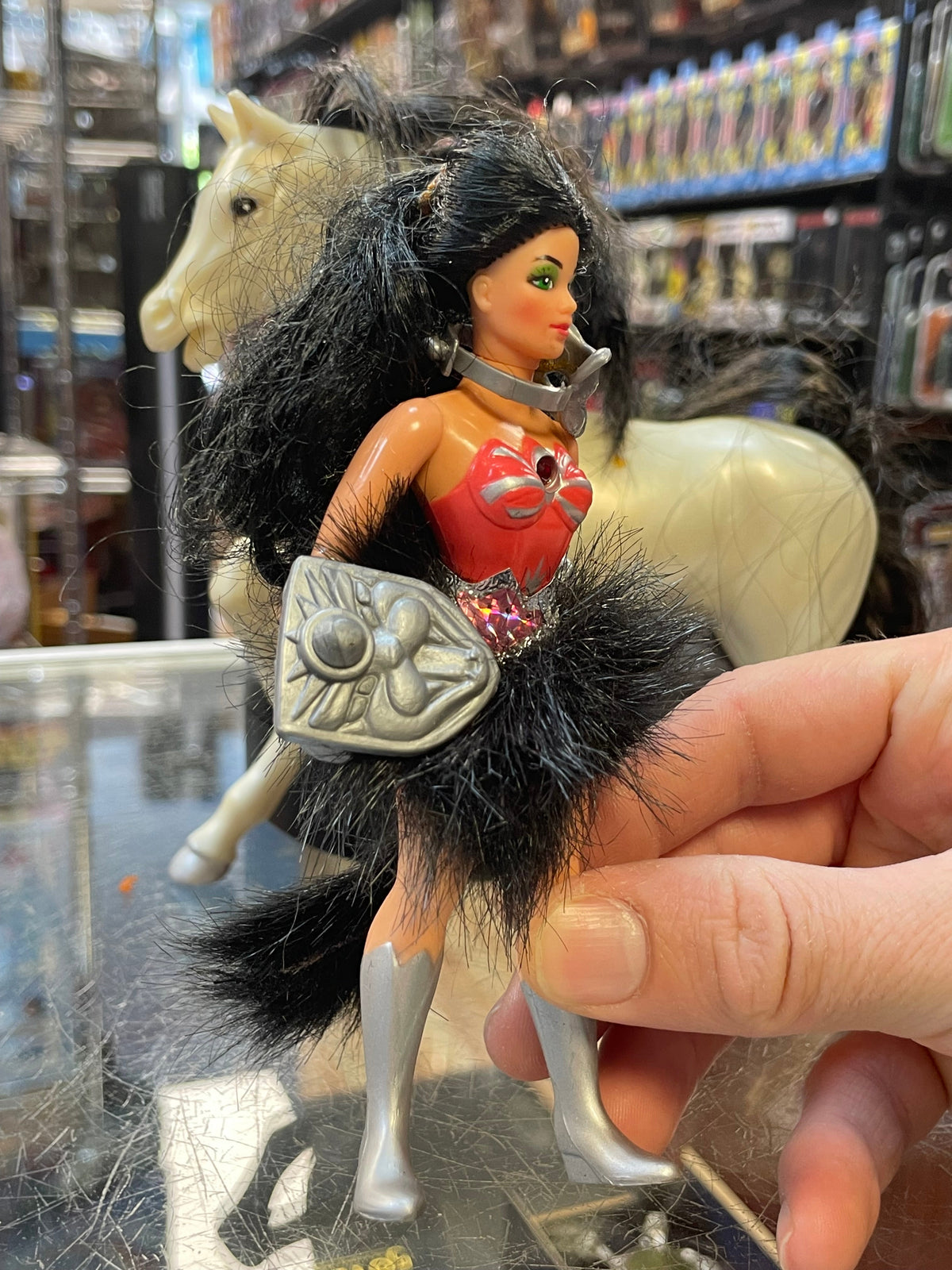 Catra with Storm (Vintage She-Ra, Mattel) Loose product image 5, provided for visual reference and product detail review