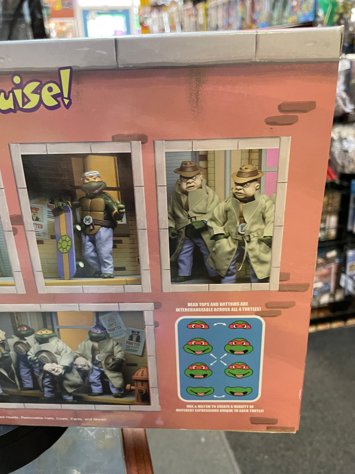 Turtles in Disguise (TMNT Ninja Turtles, NECA) **SEALED** product image 15, provided for visual reference and product detail