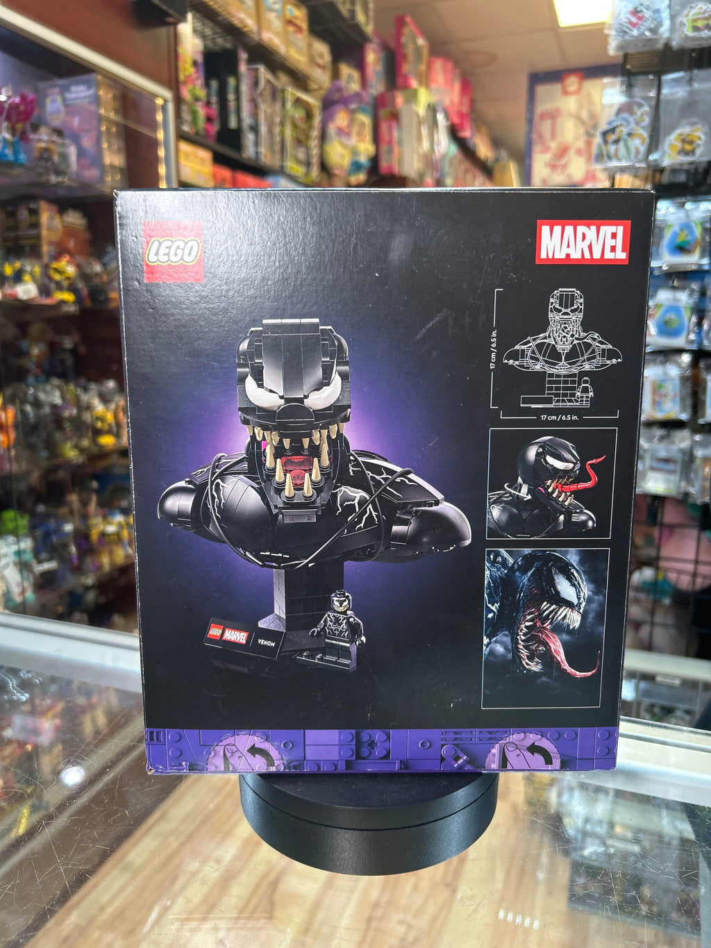 Venom Bust Lego #76356 (Lego, Marvel) **Sealed** product image 4, provided for visual reference and product detail review
