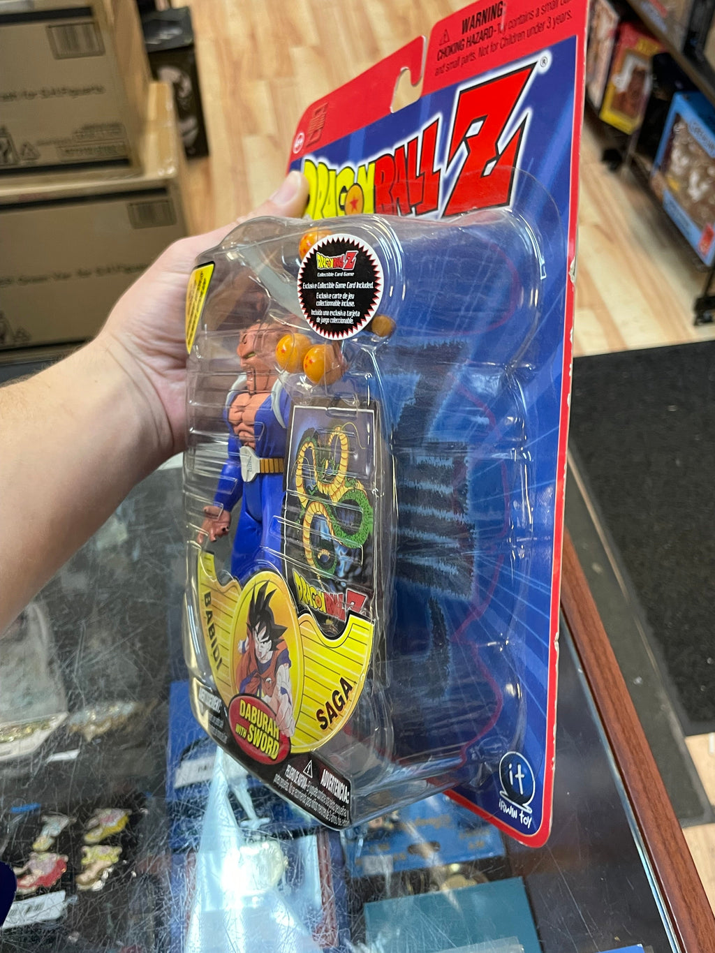 Daburah With Sword (Vintage Dragon Ball Z, Irwin Toys) SEALED product image 5, provided for visual reference and product