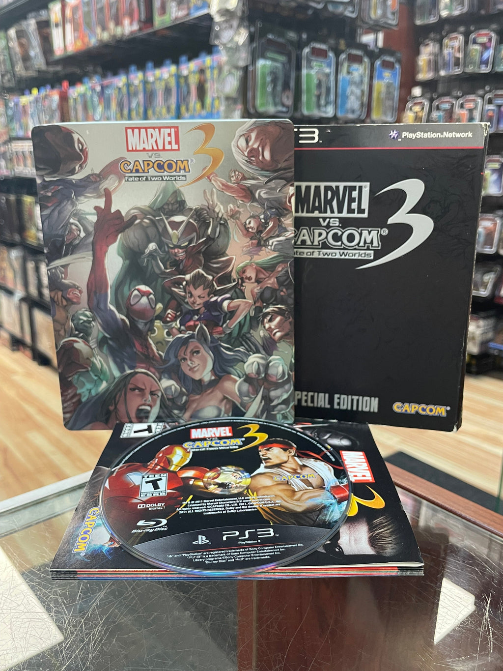 Marvel vs Capcom 3: Fate of Two Worlds (Sony Playstation PS3, Video Games) **TESTED** product image 1, provided for visual