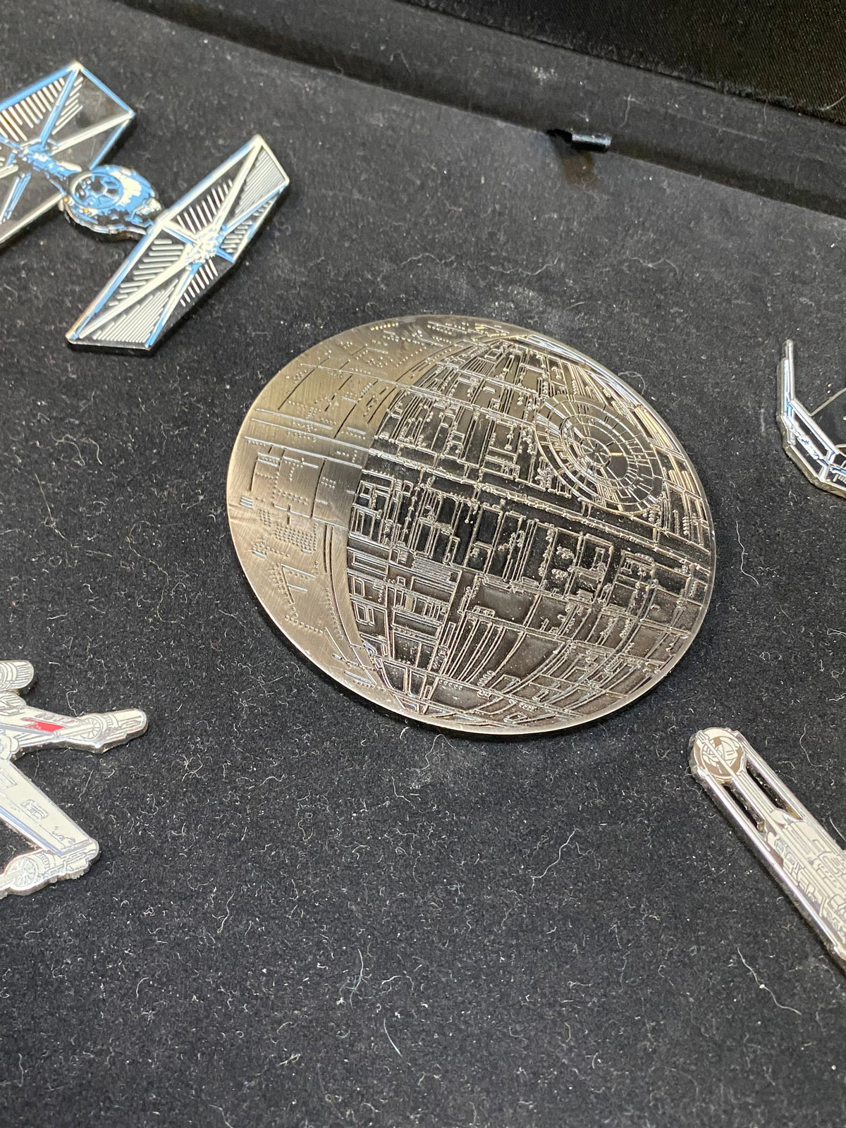 Star Wars Weekend 2007 DeathStar Set (Disney, Pin Traders) LE 500 product image 9, provided for visual reference and product