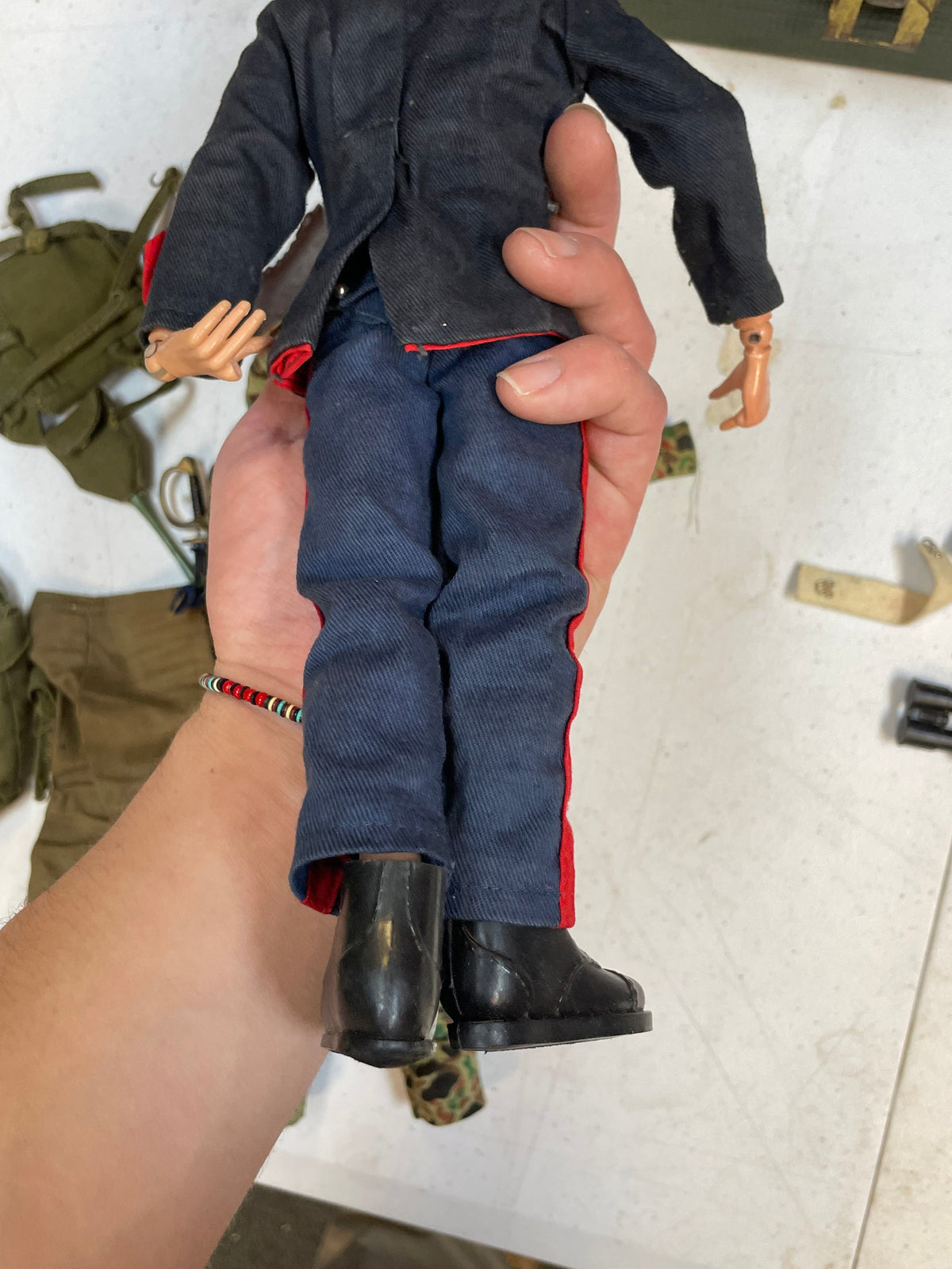 Action Marine with Foot Locker (Vintage 12” GI Joe, Hasbro) **Original** product image 26, provided for visual reference and