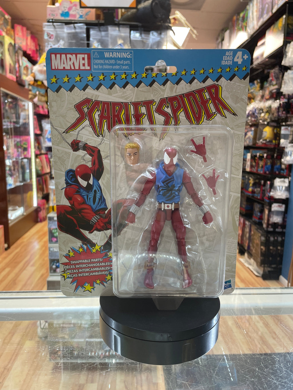 Scarlett Spider -Retro- (Marvel Legends, Hasbro) **SEALED** product image 1, provided for visual reference and product