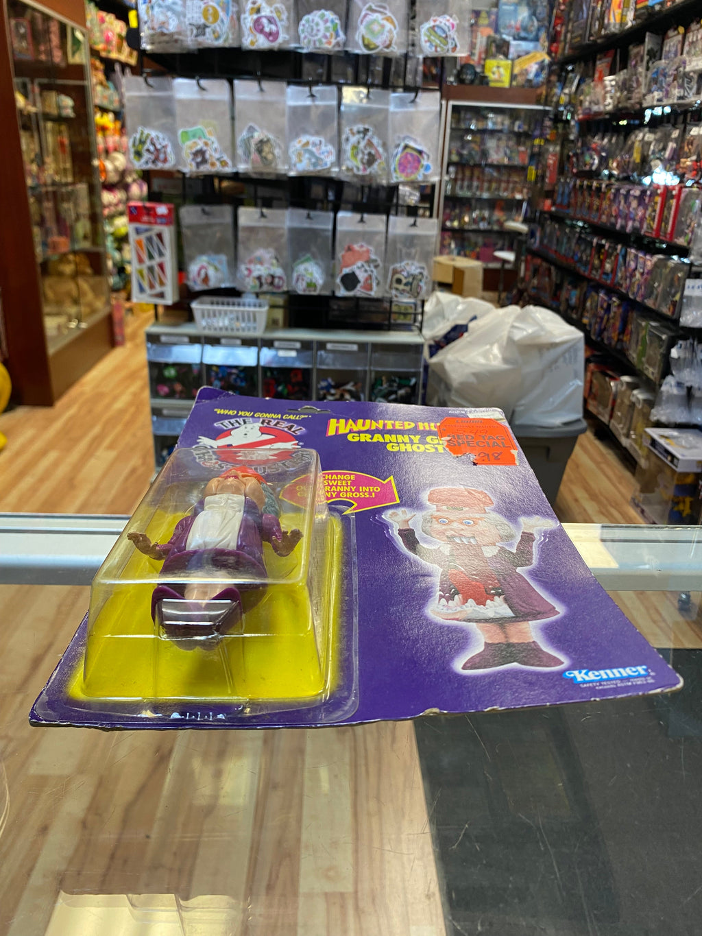 Granny Gross Ghost (Vintage Ghostbusters, Kenner) SEALED product image 5, provided for visual reference and product detail