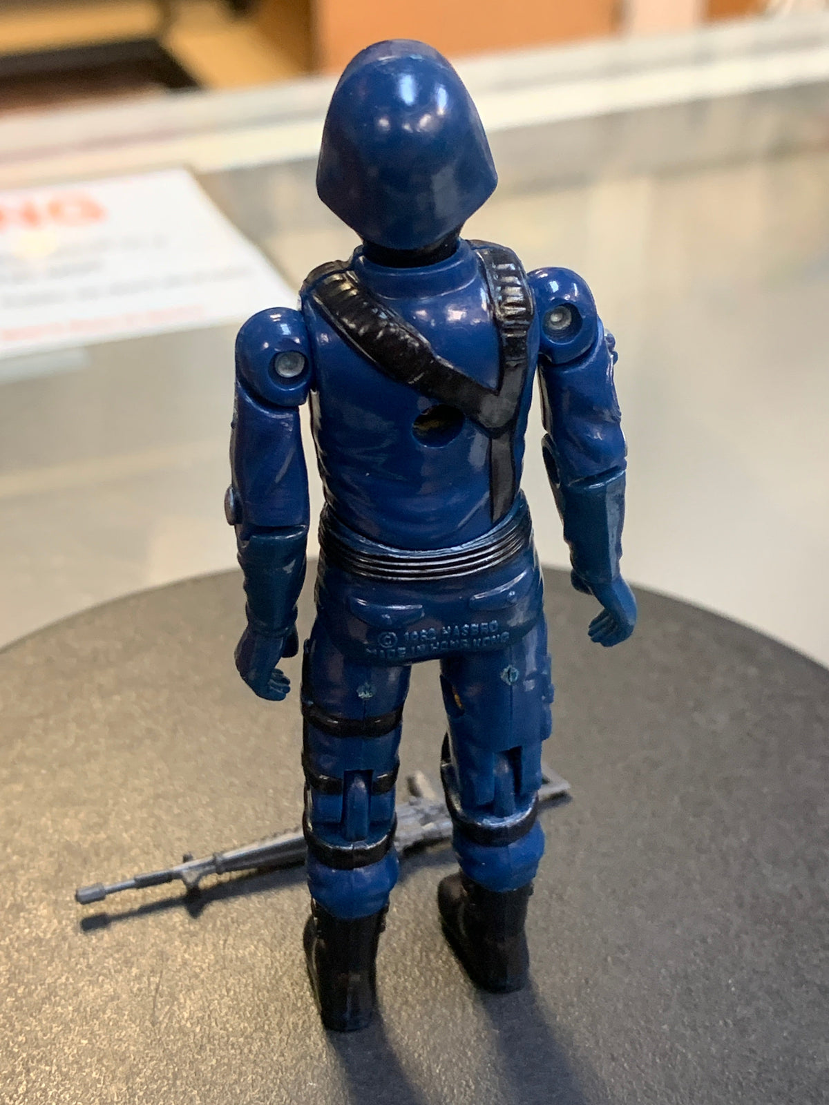 Cobra Enemy Straight Arm with Grey Riffle 9968(Vintage GI Joe, Hasbro) product image 4, provided for visual reference and
