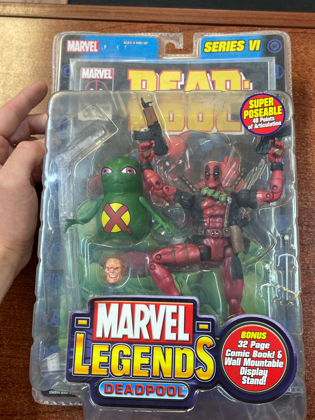 Deadpool Series VI (Marvel Legends, ToyBiz)SEALED product image 9, provided for visual reference and product detail review