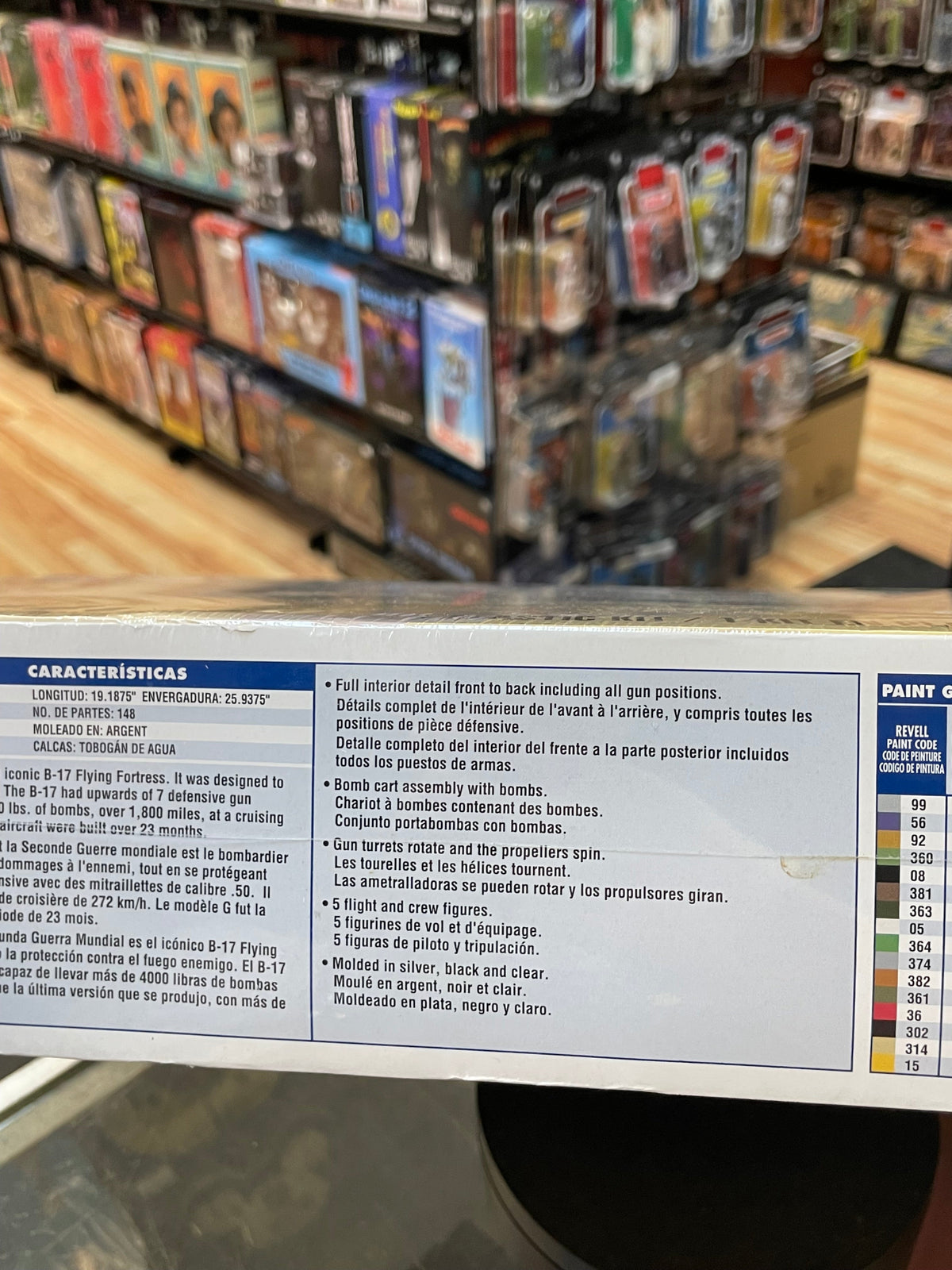 B-17G Flying Fortress 1:48 #85-5600 (Revell Monogram, Model Kit) SEALED product image 14, provided for visual reference and