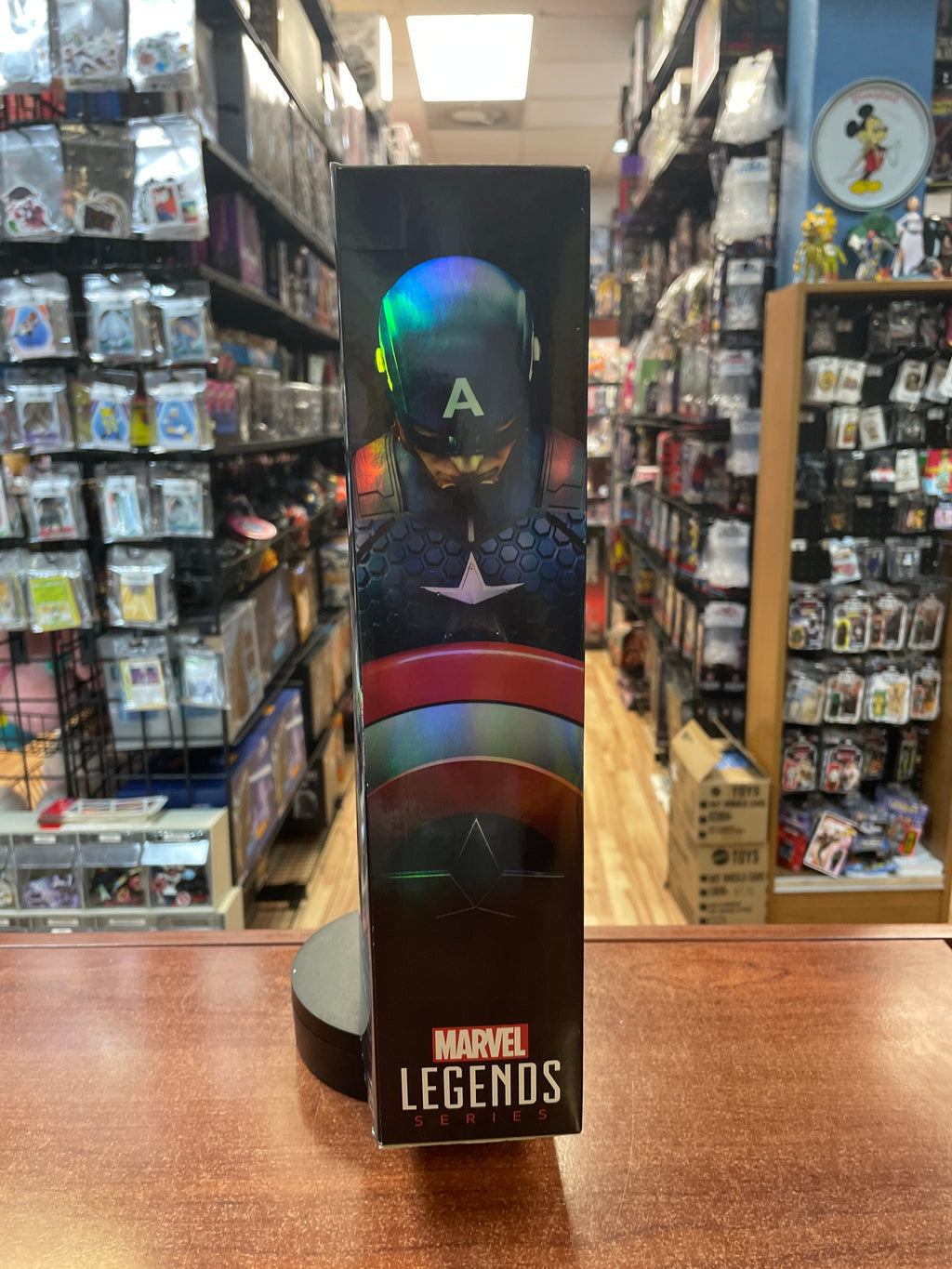 Captain America -Deluxe 12"- (Marvel Legends, Hasbro) **COMPLETE** product image 7, provided for visual reference and