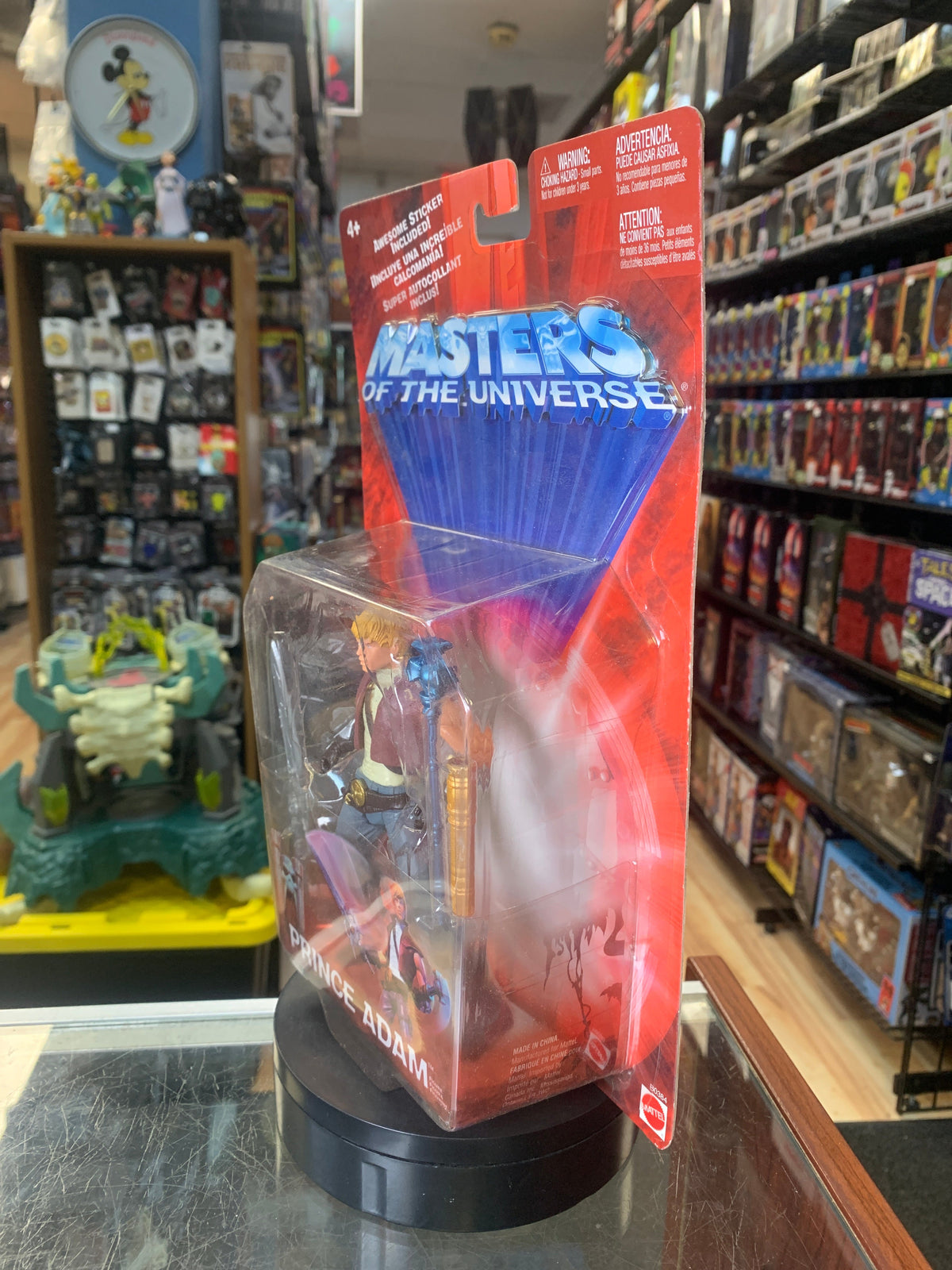 Prince Adam (Masters Of The Universe 200X, Mattel) **SEALED** product image 6, provided for visual reference and product
