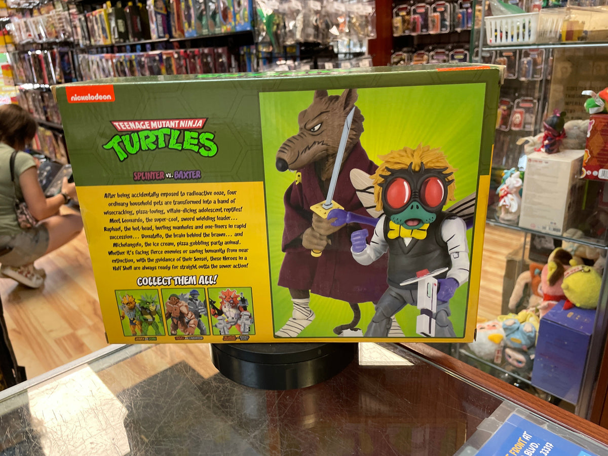 Splinter & Baxter(Teenage Ninja Turtles, TMNT, Neca) SEALED product image 2, provided for visual reference and product