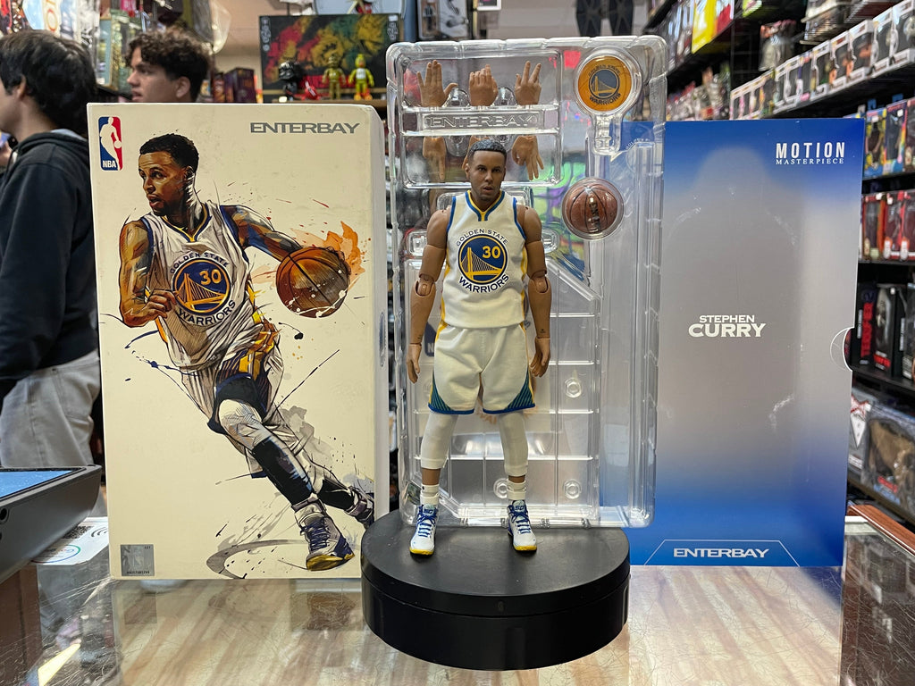 Stephen Curry Golden State Warriors 1/9 Scale (NBA Motion Masterpiece, Enterbay) **COMPLETE** product image 1, provided for