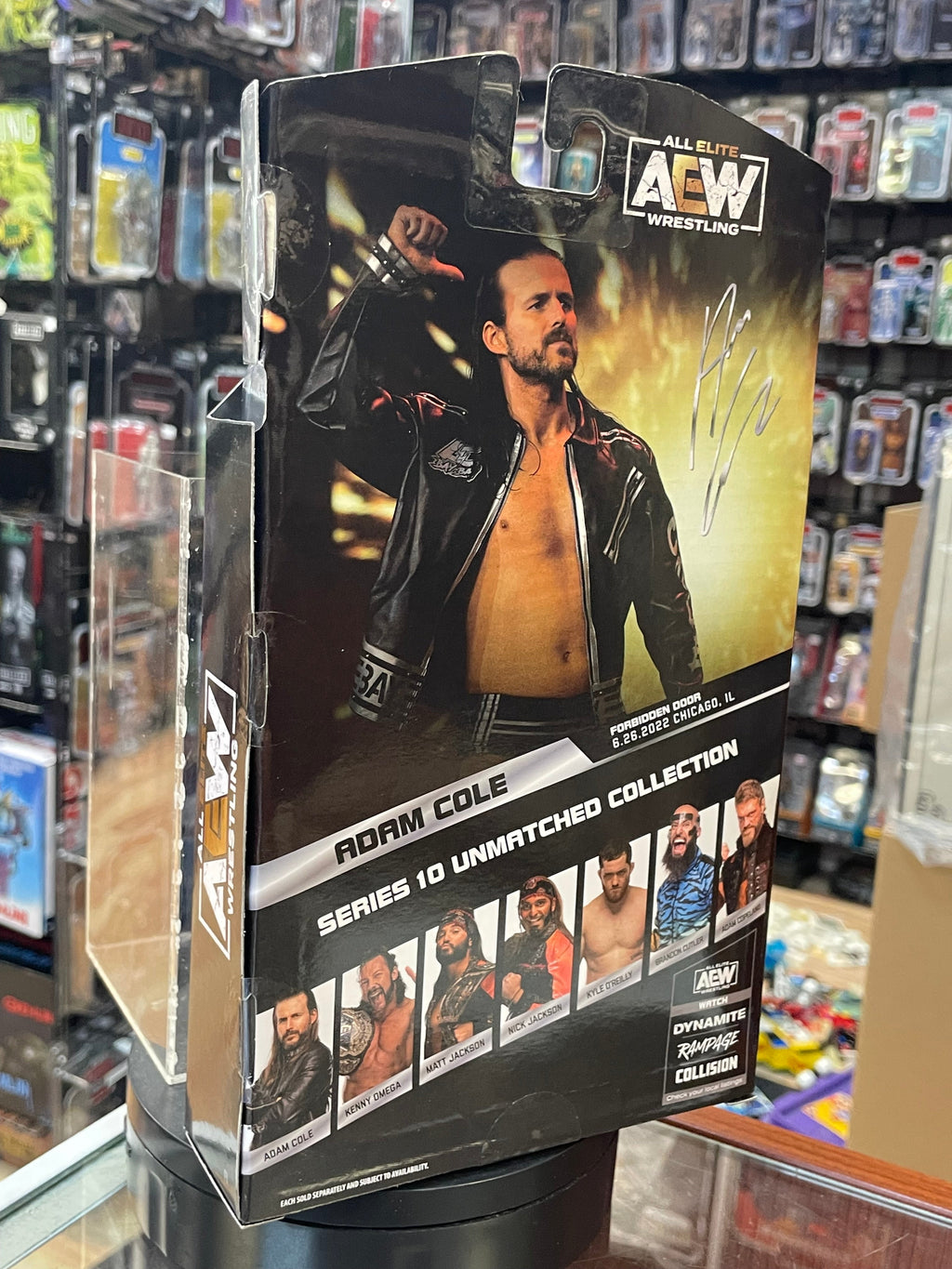 Adam Cole Chase (AEW, Unmatched Collection) **SEALED** product image 6, provided for visual reference and product detail