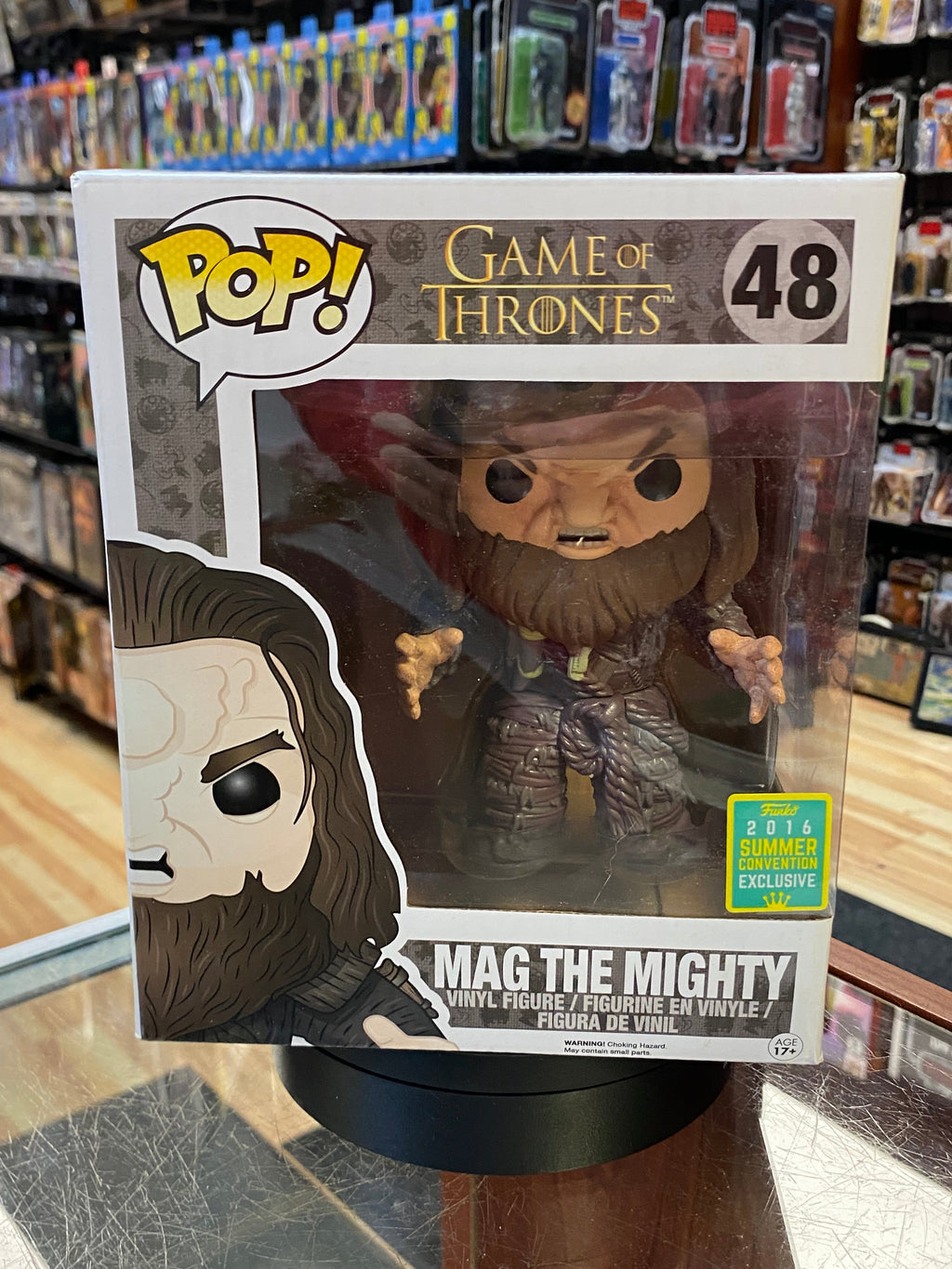 Mag the Mighty #48 SDCC (Funko Pop, Game of Thrones) product image 1, provided for visual reference and product detail review