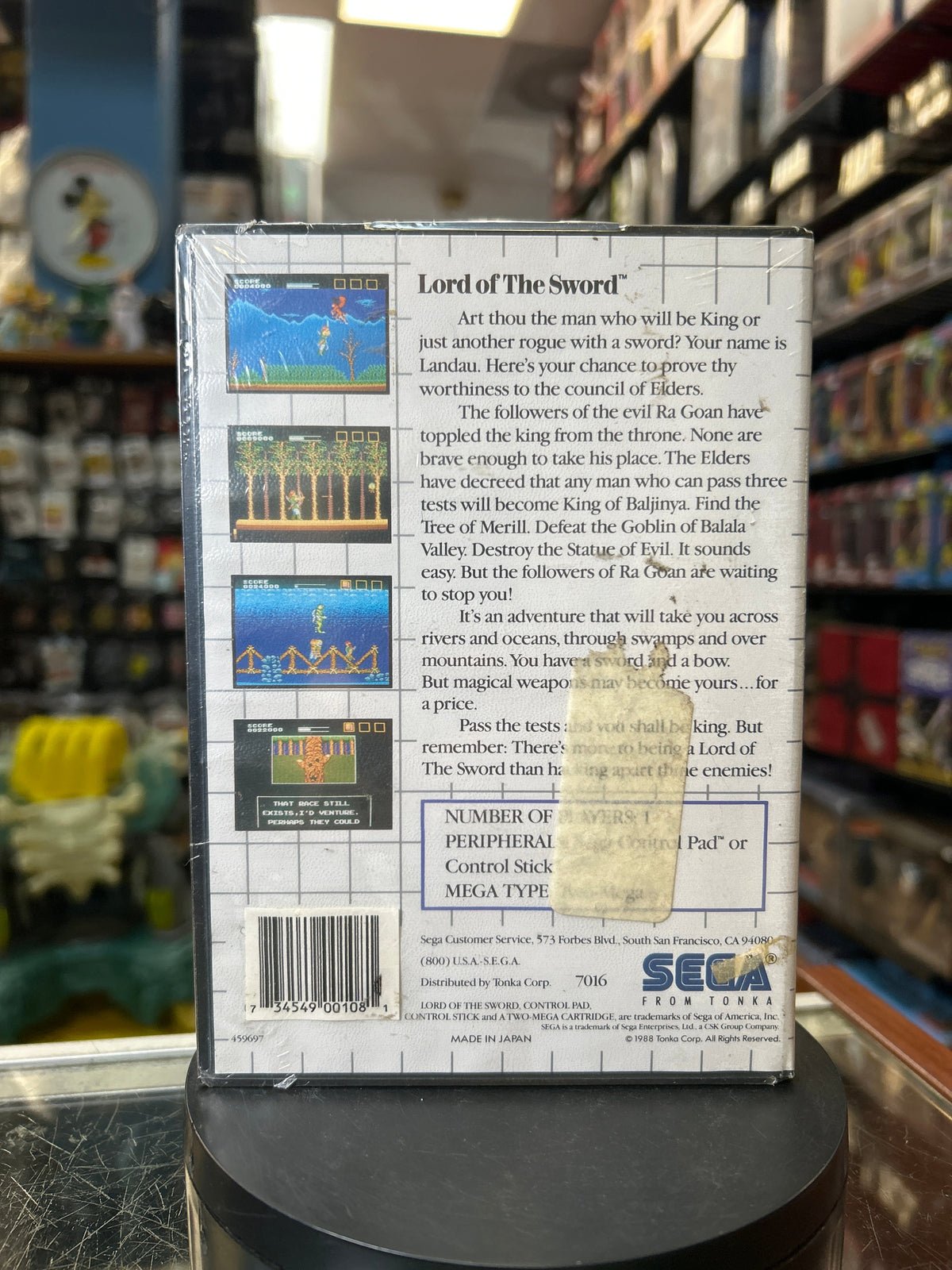 Lord of the Sword 0851 (SEGA Master System SMS, Video Games) **SEALED** product image 3, provided for visual reference and