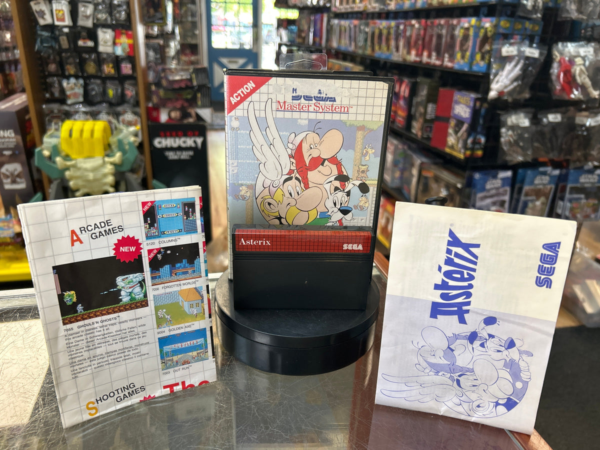 Asterix 0832 (SEGA Master System SMS, Video Games) **COMPLETE** product image 1, provided for visual reference and product
