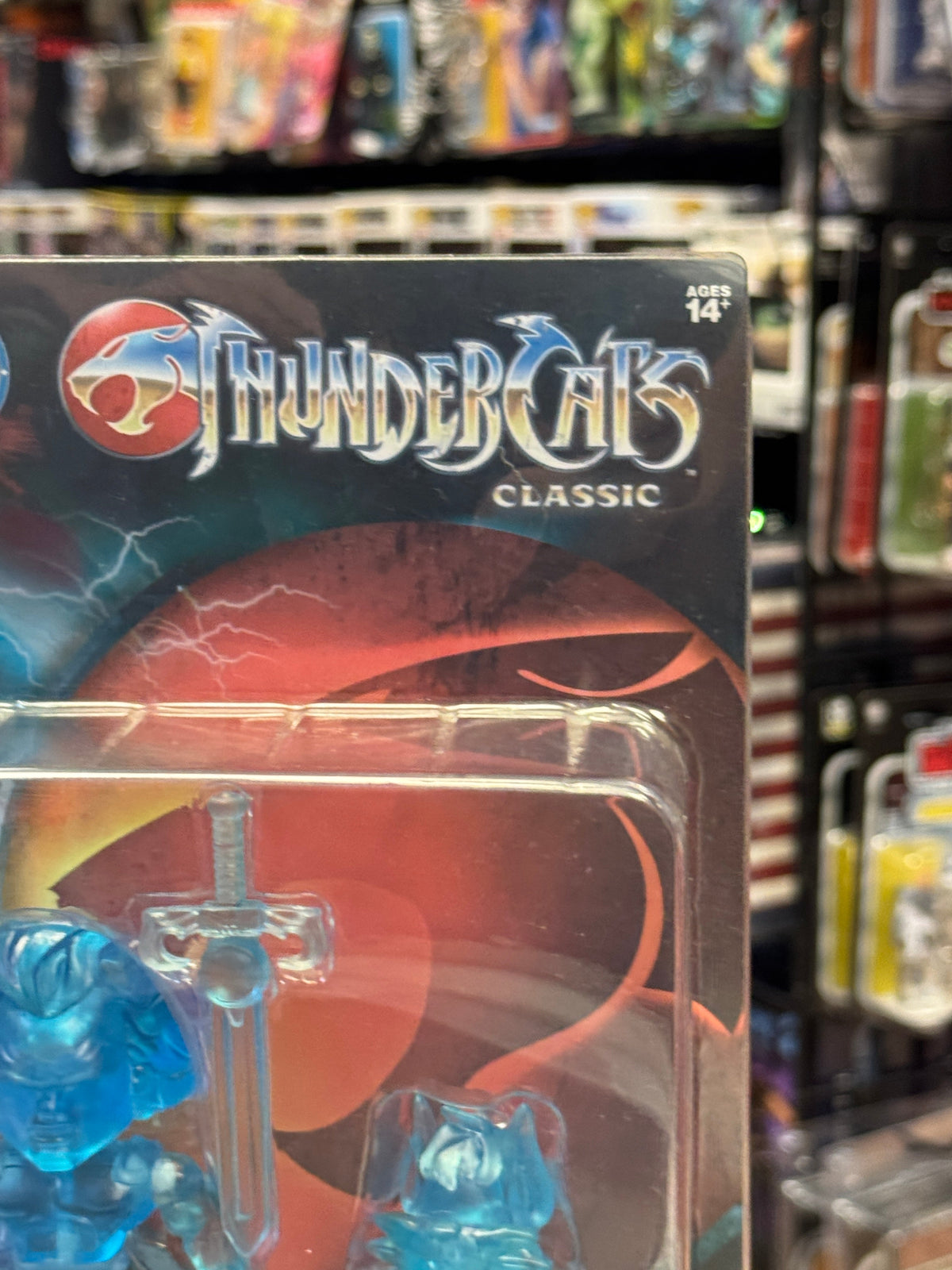 Translucent Lion-O & Snarf Crystal Blue (Thundercats, Loyal Subjects) **SDCC Exclusive** product image 3, provided for