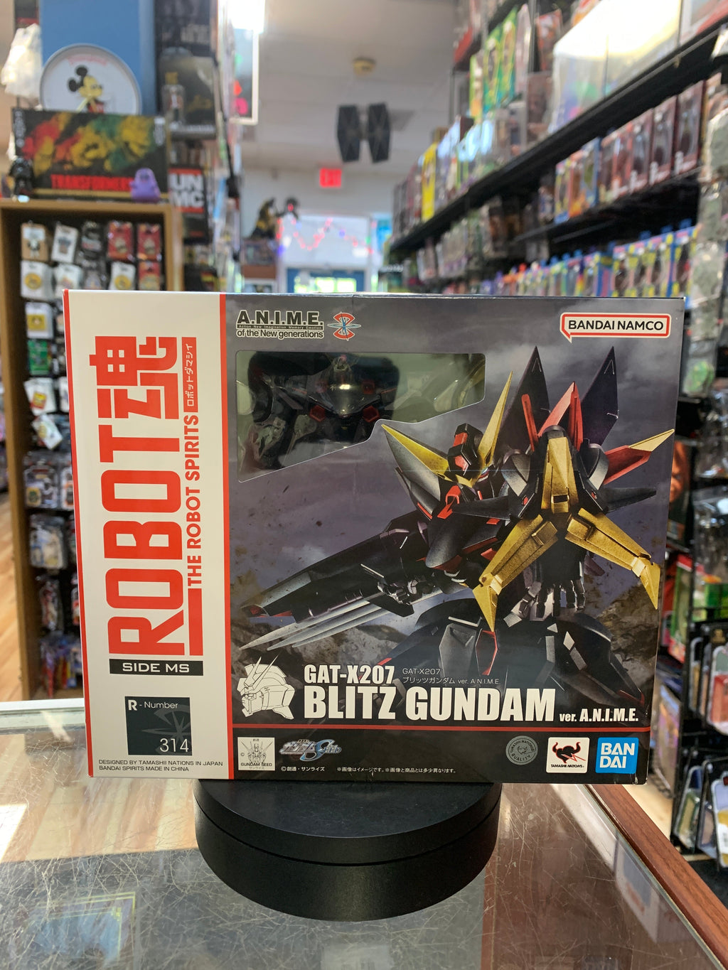 GAT-X207 Blitz Gundam -Anime Ver- (Bandai SH Figuarts, Robot Spirits) SEALED product image 1, provided for visual reference