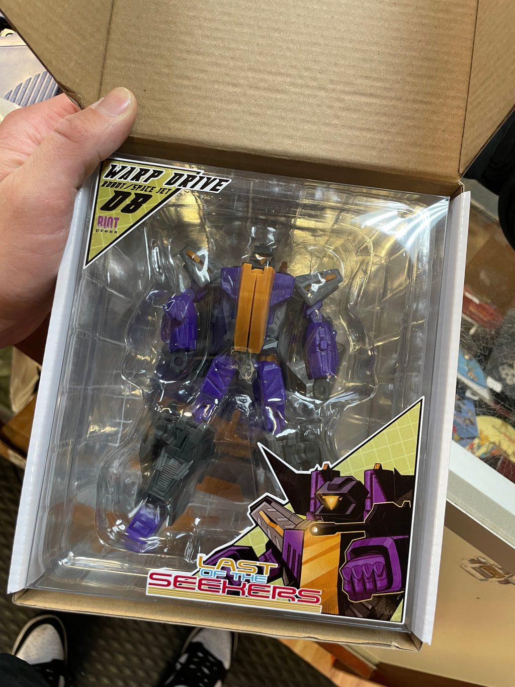 Warp Drive 08 (Last Of The Seekers, Riot Toys, Riot Press) SEALED product image 6, provided for visual reference and product