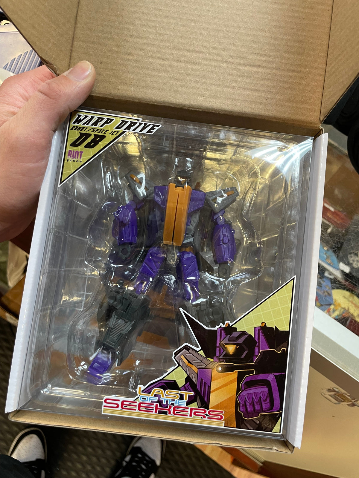 Warp Drive 08 (Last Of The Seekers, Riot Toys, Riot Press) SEALED product image 6, provided for visual reference and product