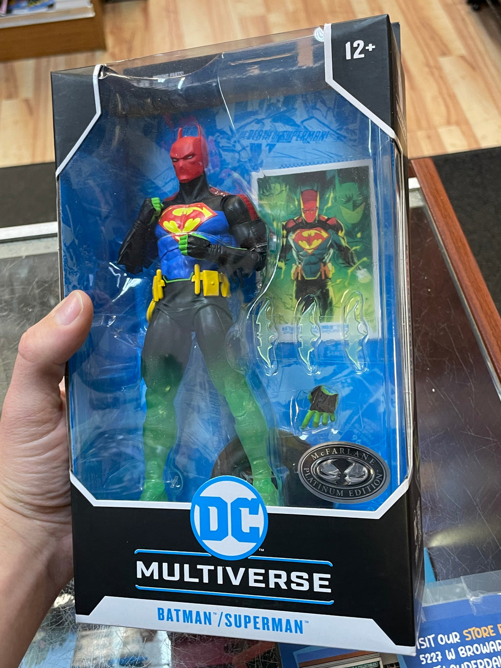 Batman/Superman Fusion Worlds Finest **CHASE**(McFarlane, DC Comics Multiverse) SEALED product image 4, provided for visual