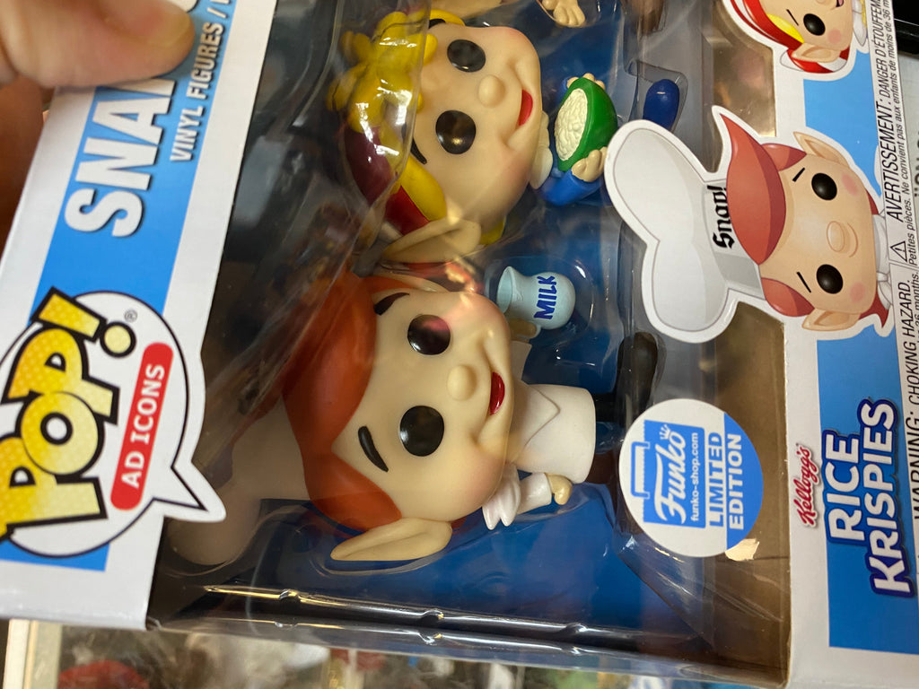 Snap Crack Pop Rice Krispies 3 Pack (Funko Pop, Ad Icons) EXCLUSIVE product image 4, provided for visual reference and