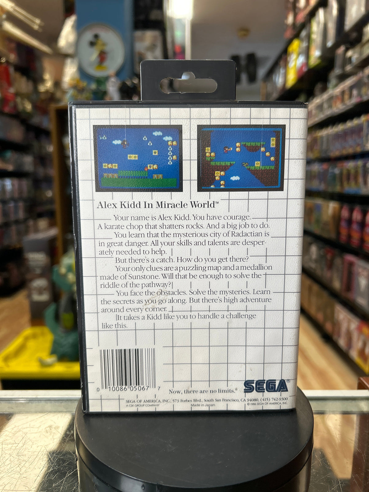 Alex Kidd in Miracle World 0823 (SEGA Master System SMS, Video Games) **COMPLETE** product image 7, provided for visual