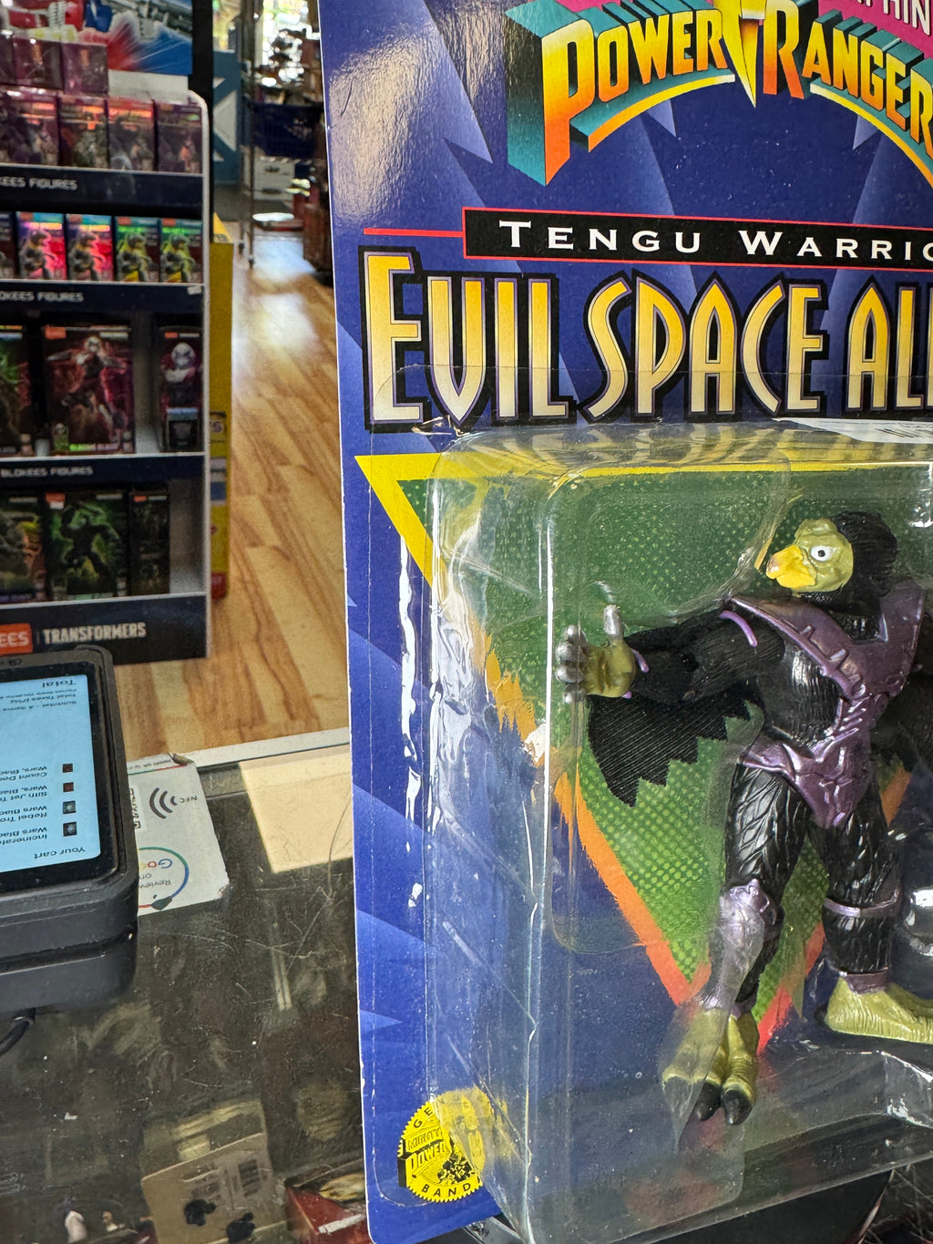 Tengu Warrior Space Alien (Vintage MMPR Power Rangers, Bandai) SEALED product image 7, provided for visual reference and
