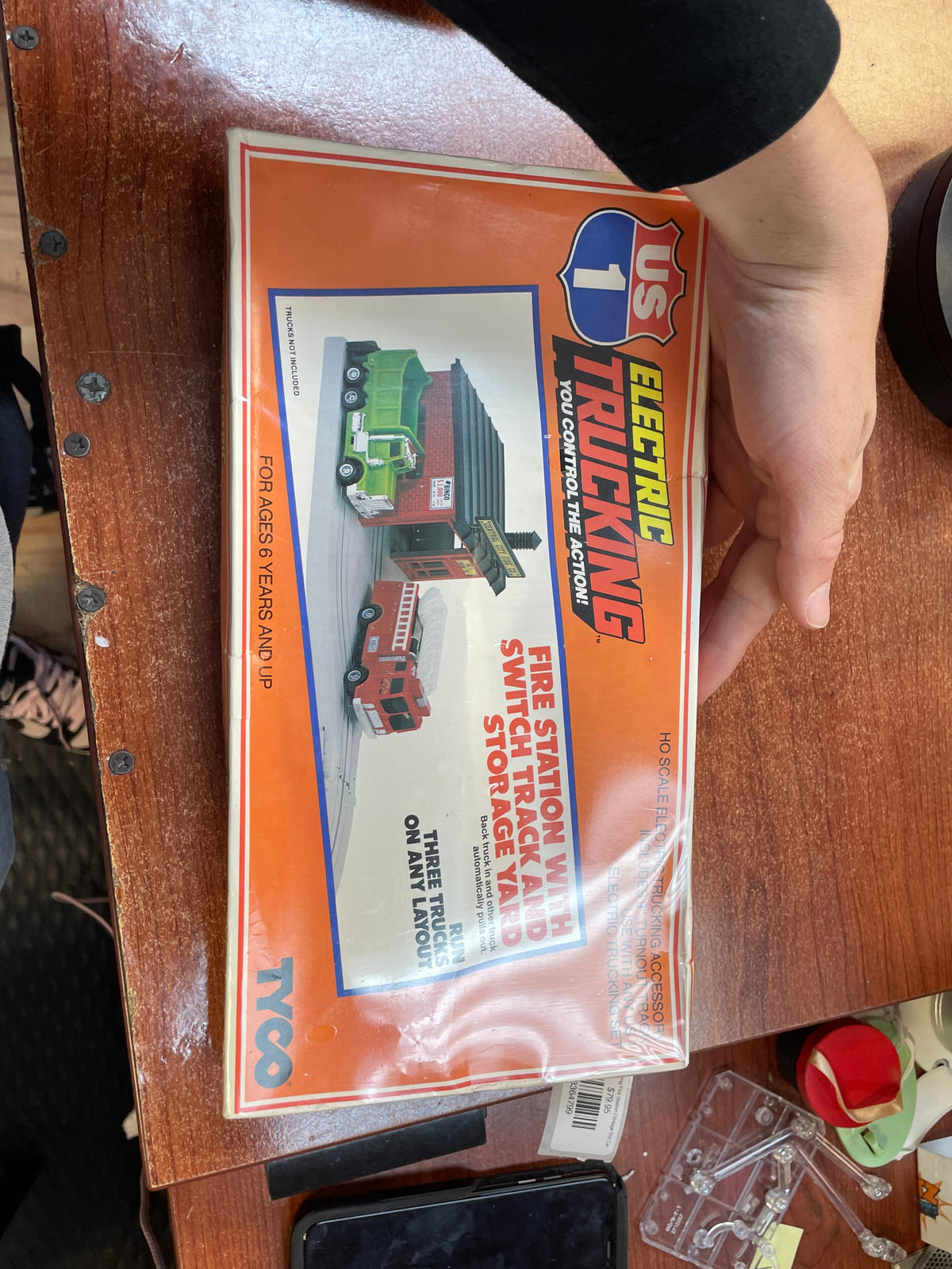 Electric Trucking Fire Station (Vintage Slot Car, TYCO) SEALED product image 5, provided for visual reference and product