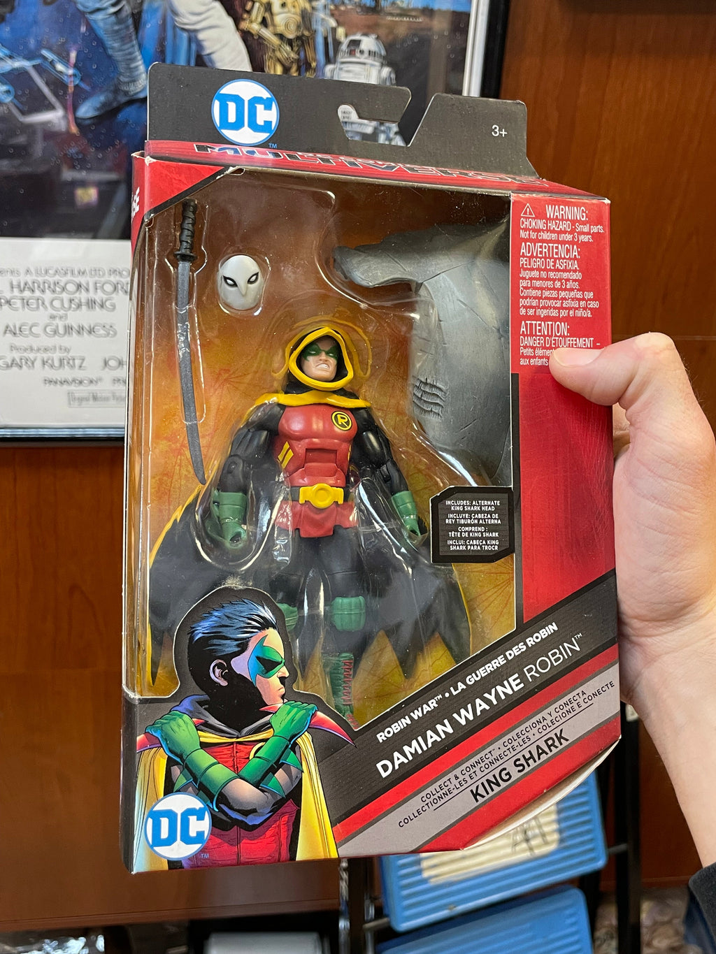 Damian Wayne Robin BAF King Shark (DC Damian Wayne Robin, Mattel) **SEALED** product image 3, provided for visual reference