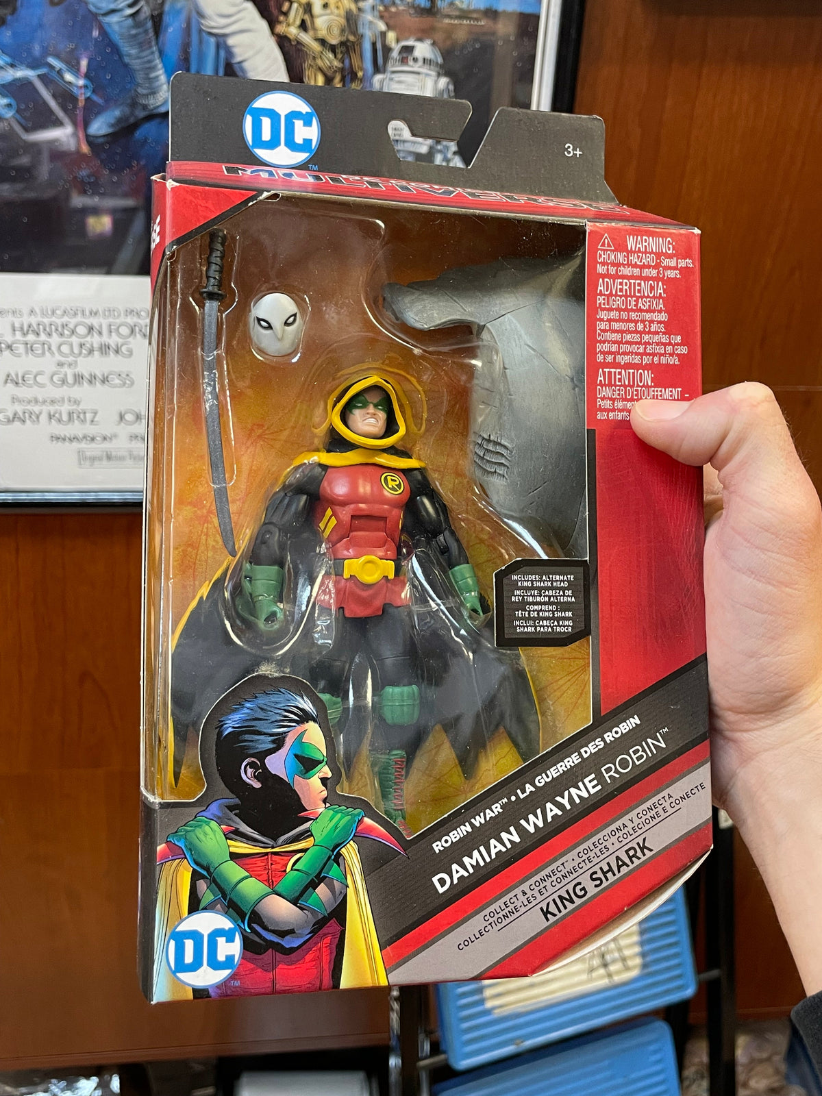 Damian Wayne Robin BAF King Shark (DC Damian Wayne Robin, Mattel) **SEALED** product image 3, provided for visual reference