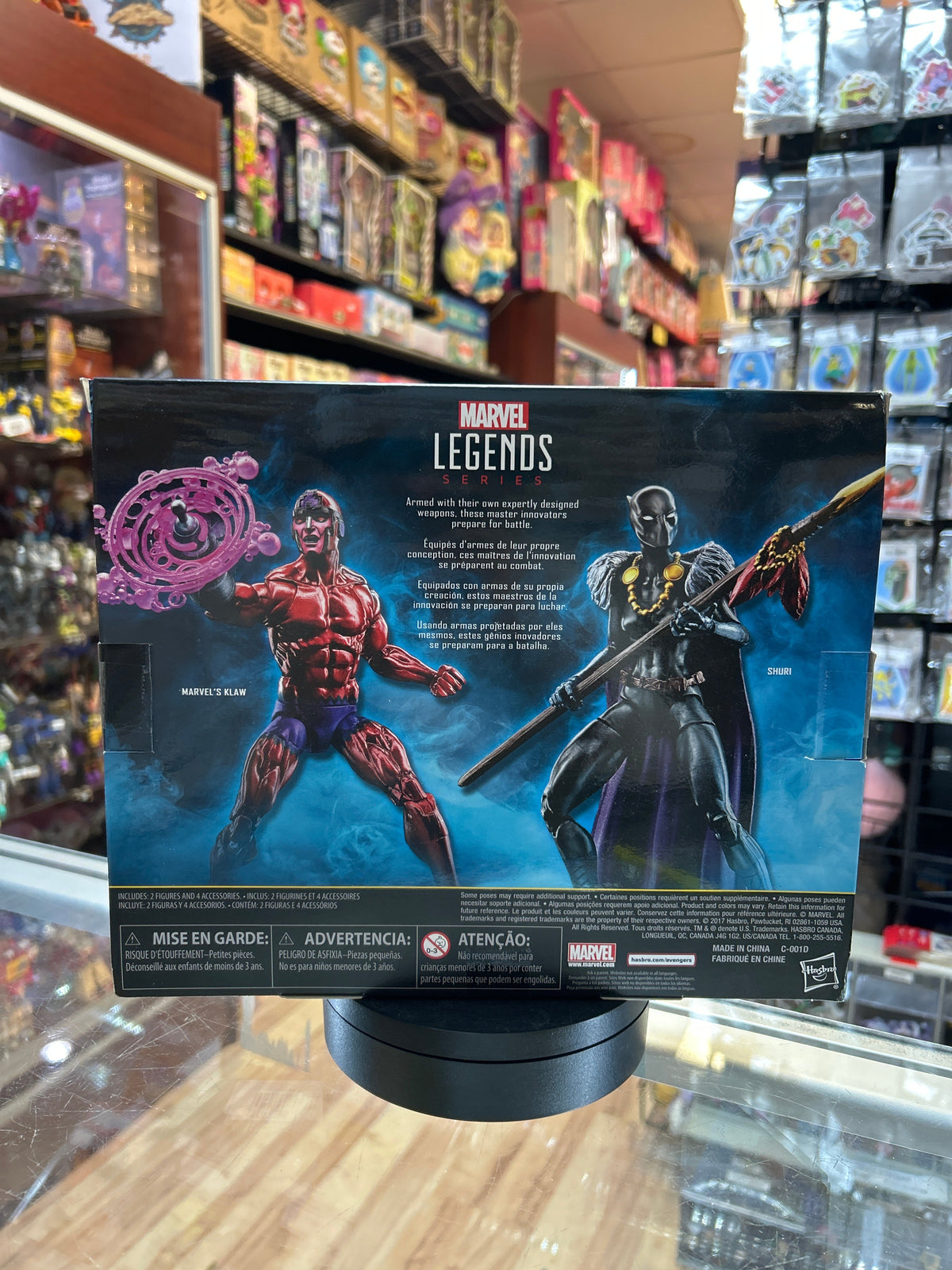 Klaw & Shuri (Marvel Legends, Hasbro) *SEALED* product image 4, provided for visual reference and product detail review