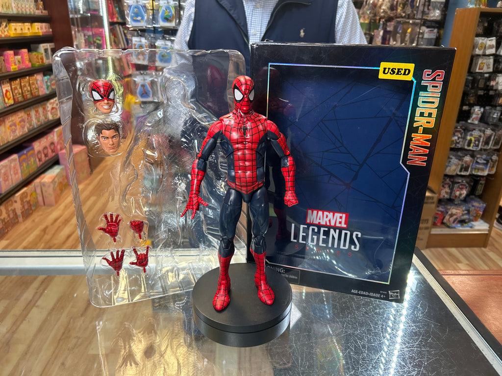 Spiderman -Deluxe 12"- (Marvel Legends, Hasbro) **COMPLETE** product image 1, provided for visual reference and product
