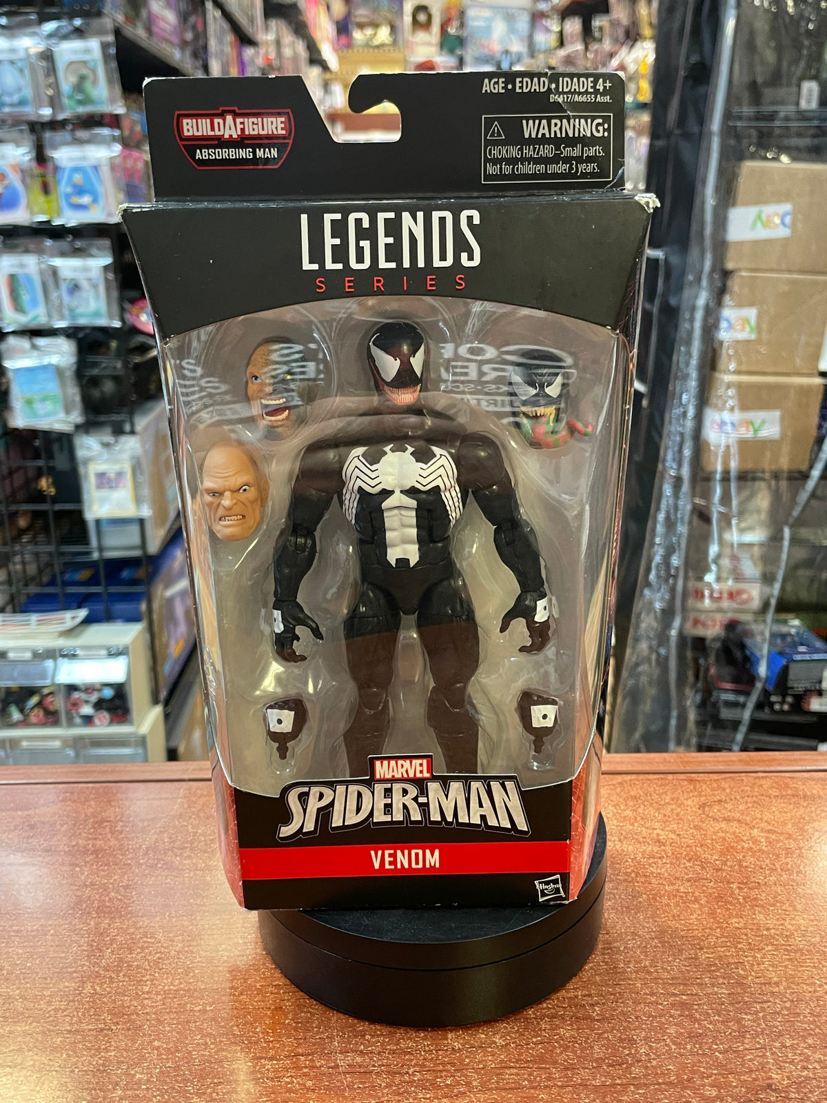 Venom BAF Absorbing Man 2037 (Marvel Legends, Hasbro) *SEALED* product image 1, provided for visual reference and product