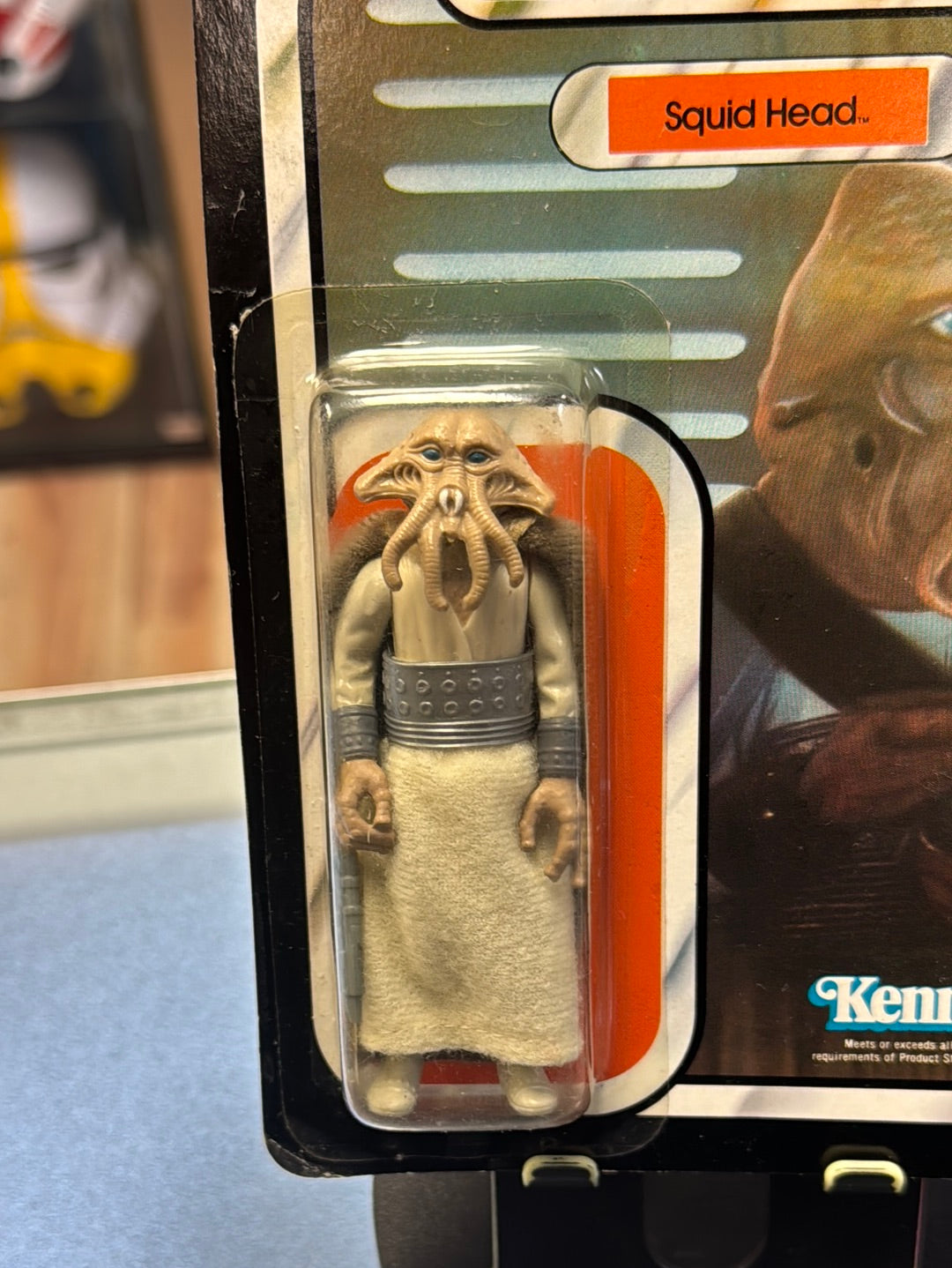 Squid Head Lando 77A ROTJ 1722 (Vintage Star Wars, Kenner) SEALED product image 6, provided for visual reference and product