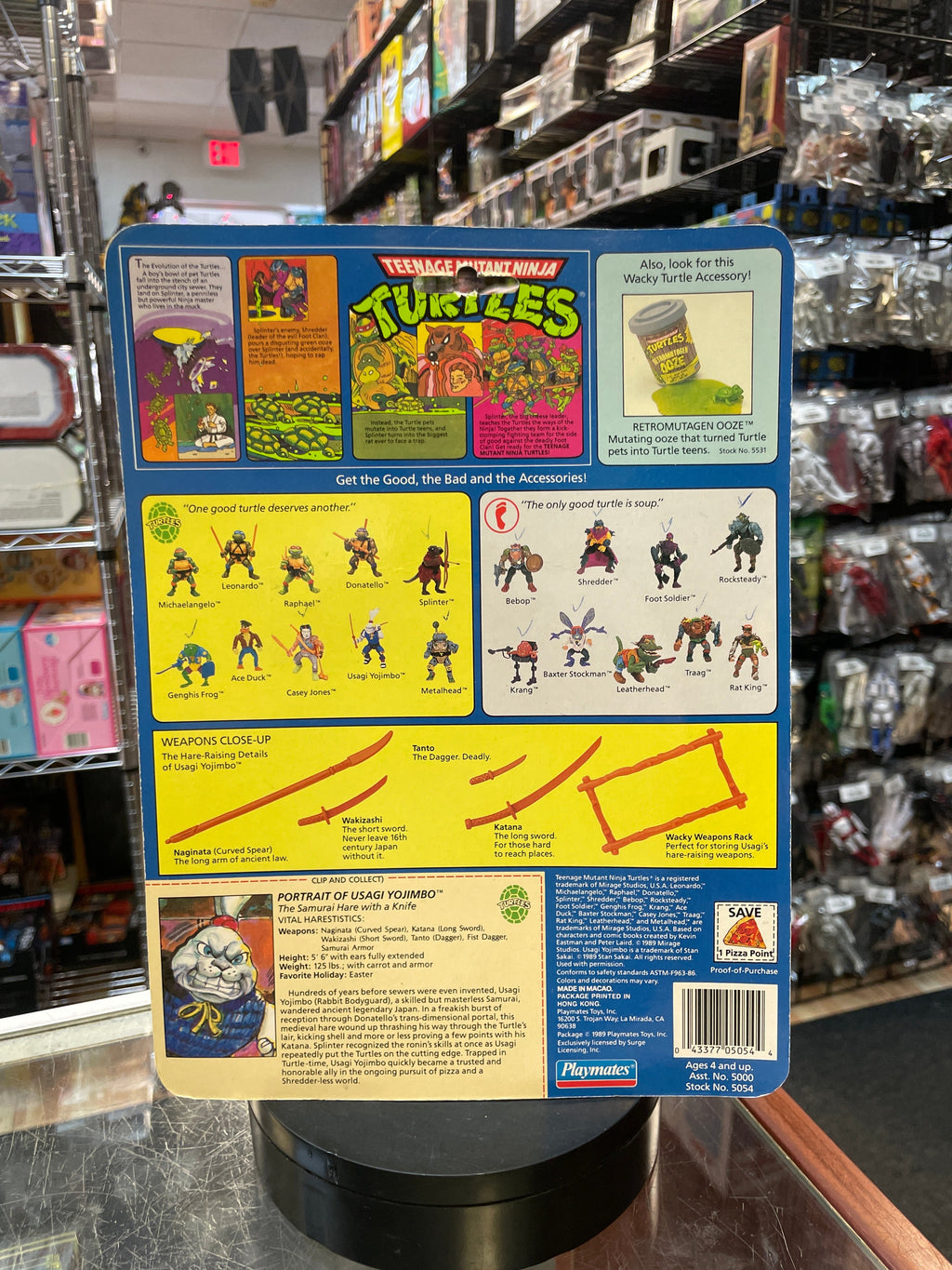 Usagi Yojimbo -19 Back- (Vintage TMNT Ninja Turtles, Playmates) **SEALED** product image 4, provided for visual reference
