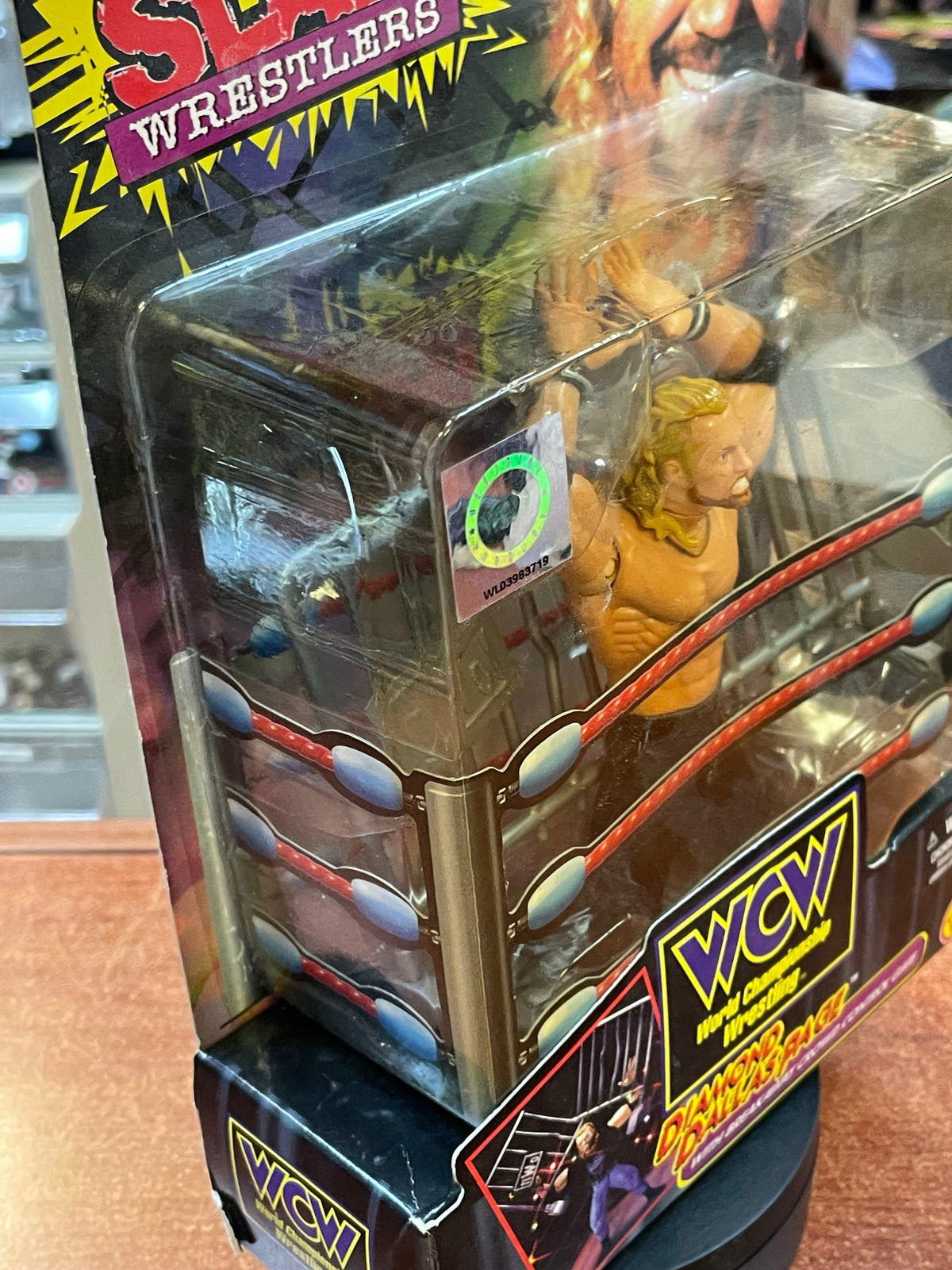 Diamond Dallas Page 1427 (WCW Smash N' Slam, Toybiz) **SEALED** product image 3, provided for visual reference and product