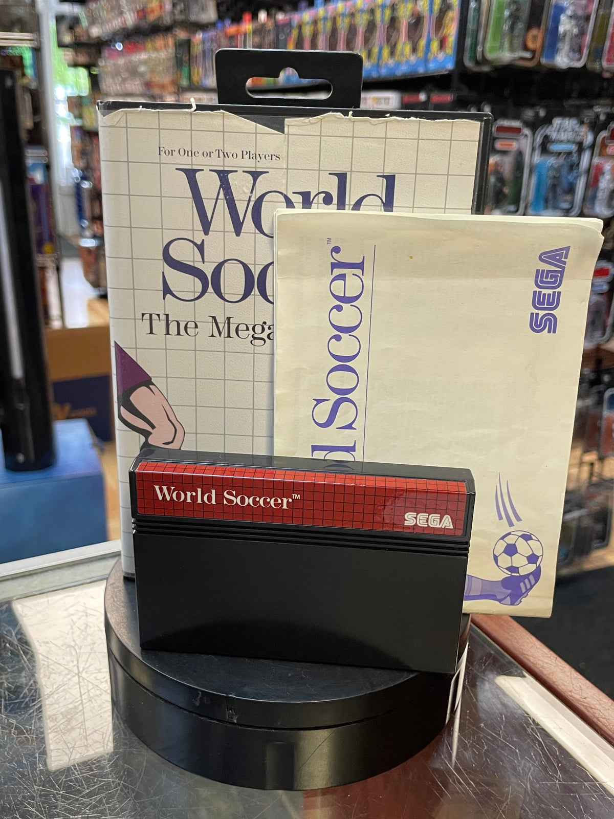 World Soccer (SEGA Master System SMS, Video Games) **COMPLETE** product image 1, provided for visual reference and product