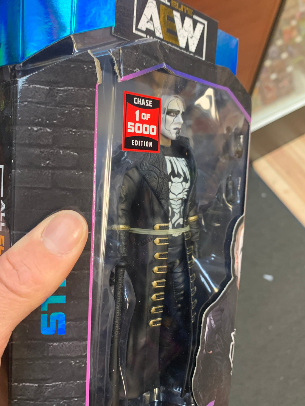 Sting Chase #09 Luminare (AEW All Elite Wrestling, Jazwares) **SEALED** product image 9, provided for visual reference and